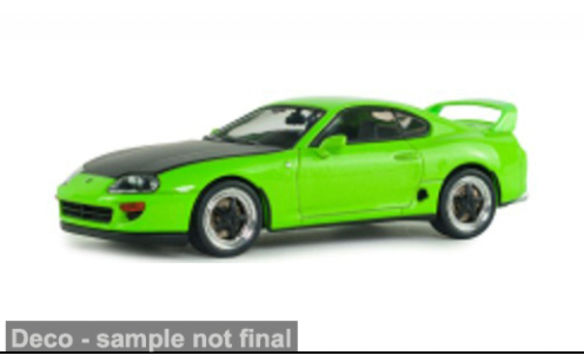 Toyota Supra 1/43 Solido MK4 gr&Atilde;&frac14;n/schwarz 2001 1:43 modellini auto