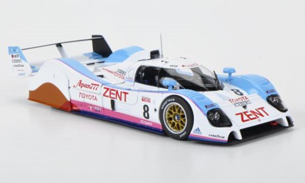 Toyota TS010 1/43 Ebbro No.8 Zent A.Wallace/J.Lammers/T.Fabi 1992 modellino in miniatura
