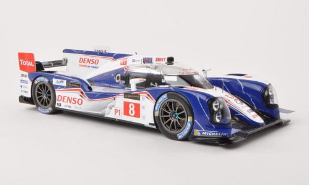Toyota TS030 1/18 Spark Hybrid No.8 Denso 24h Le Mans 2013 /S.Sarrazin modellino in miniatura