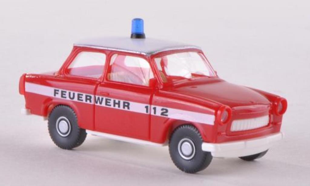 Trabant 601 1/87 Wiking S Feuerwehr modellino in miniatura