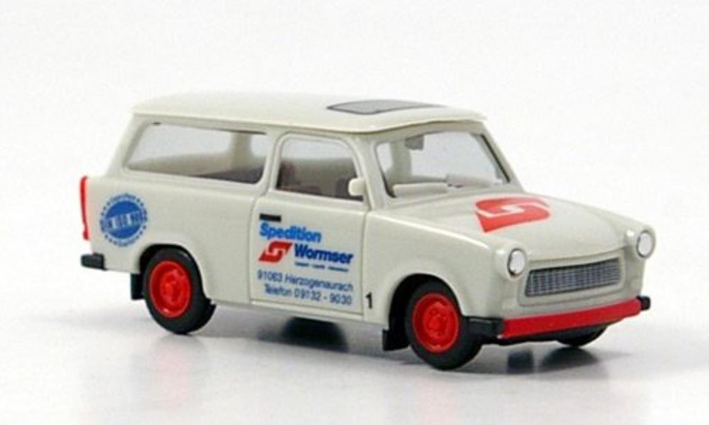 Trabant 601 1/87 Herpa Universal Spedition Wormser modellino in miniatura