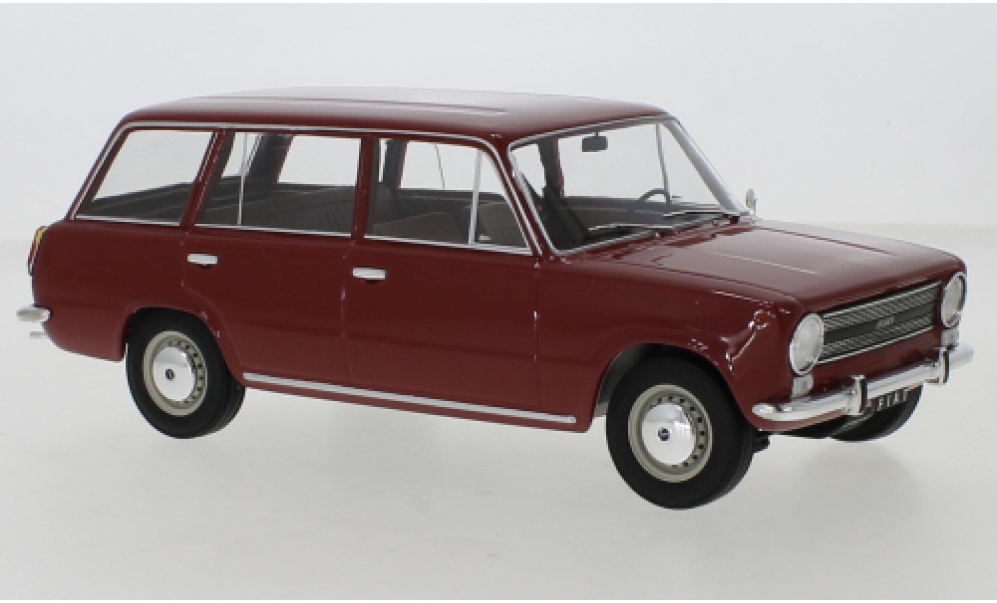 Fiat 124 1/18 Triple 9 Collection Familiare rosso 1972 modellino in miniatura