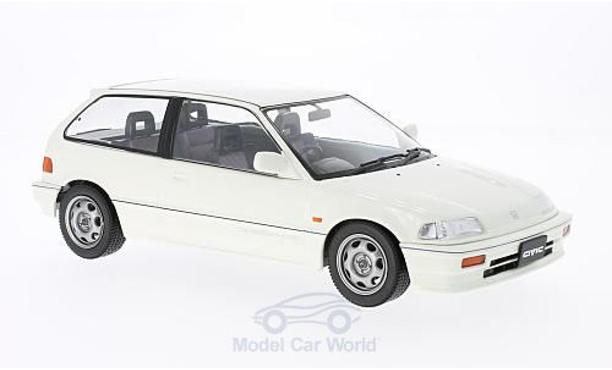 Honda Civic 1/18 Triple 9 Collection EF-3 Si bianco RHD 1987 ohne Vitrine modellino in miniatura