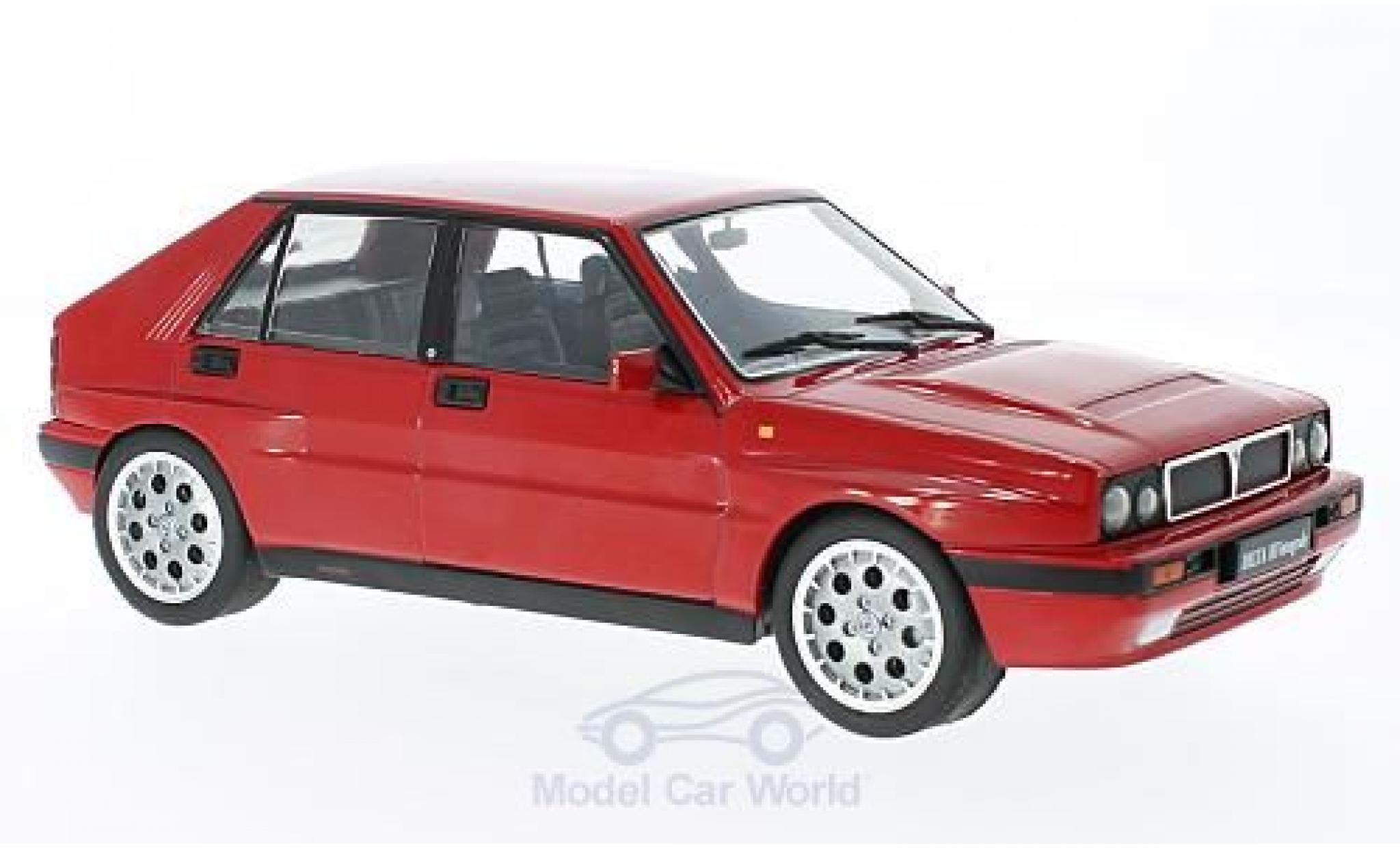 Lancia Delta 1/18 Triple 9 Collection HF Integrale 16V rosso 1990 ohne Vitrine modellino in miniatura