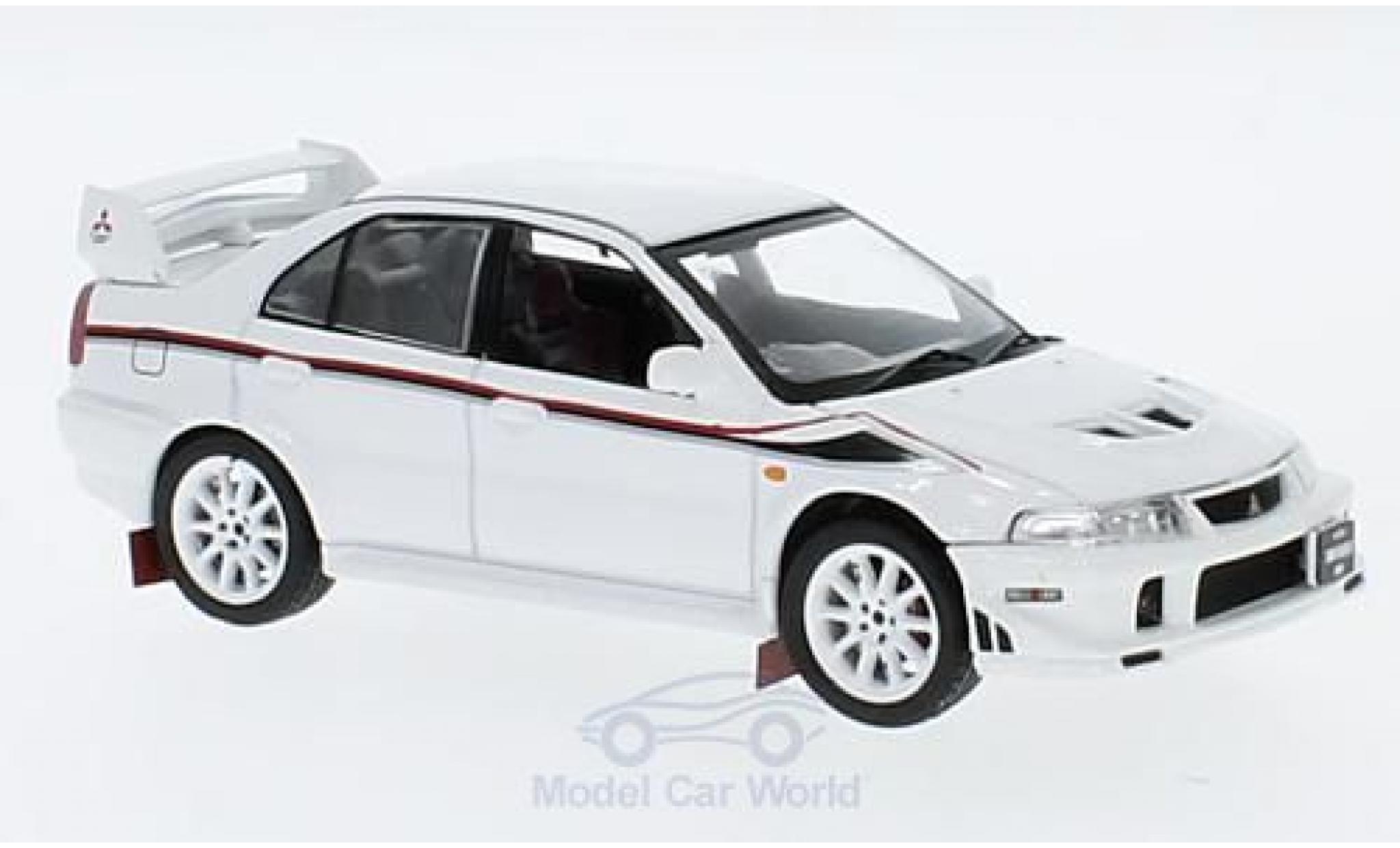 Mitsubishi Lancer 1/43 Triple 9 Collection EVO 6 TME bianco RHD 2000 modellino in miniatura
