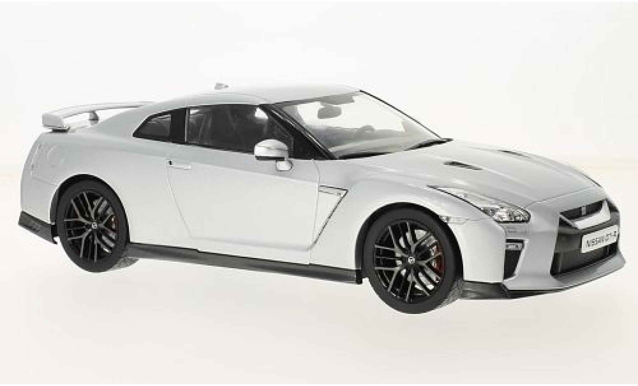 Nissan Skyline 1/18 Triple 9 Collection GT-R grigio 2017 Diecast Sealed Body Series modellino in miniatura