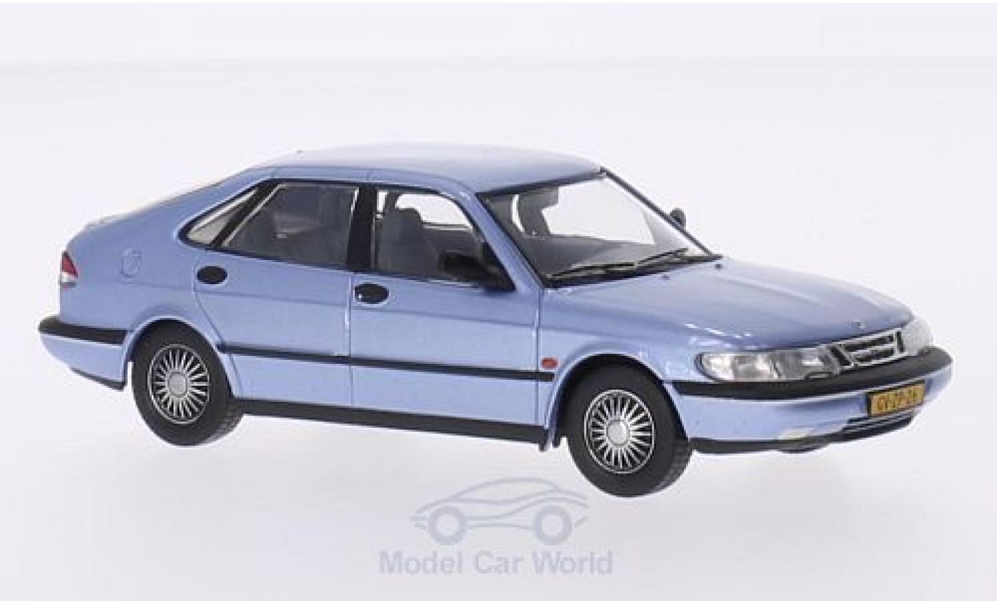 Saab 900 1/43 Triple 9 Collection V6 metallico blu 1994 modellino in miniatura