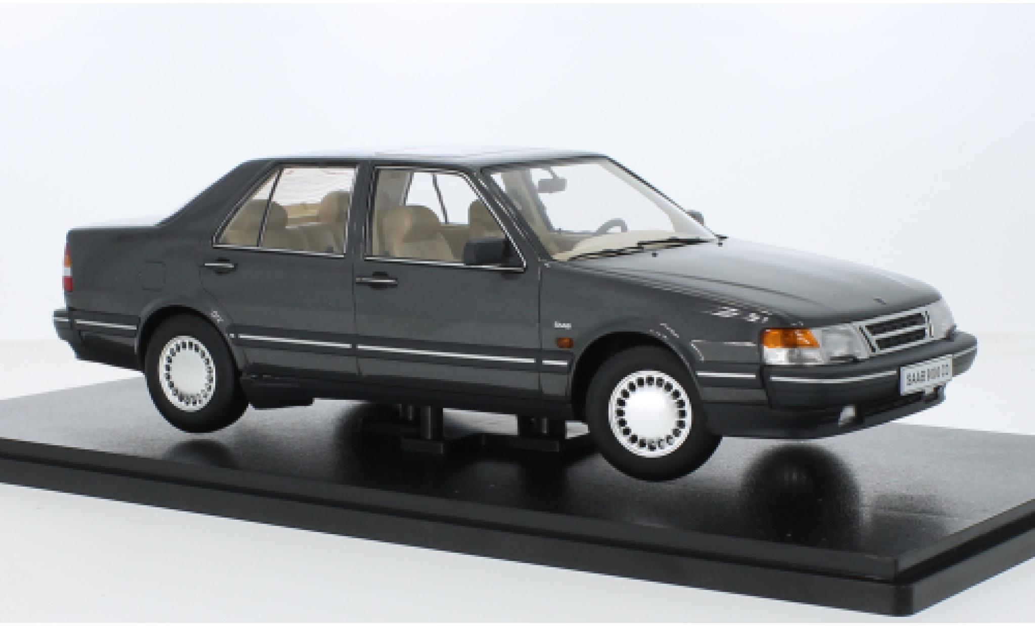 Saab 9000 1/18 Triple 9 Collection CD metallise grau 1990 1:18 modellino in miniatura