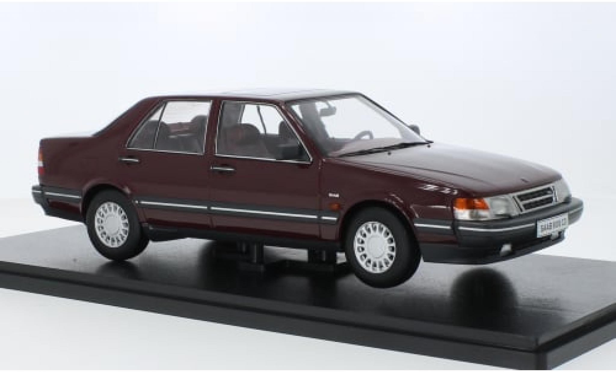 Saab 9000 1/18 Triple 9 Collection CD Turbo rot 1990 1:18 modellino in miniatura