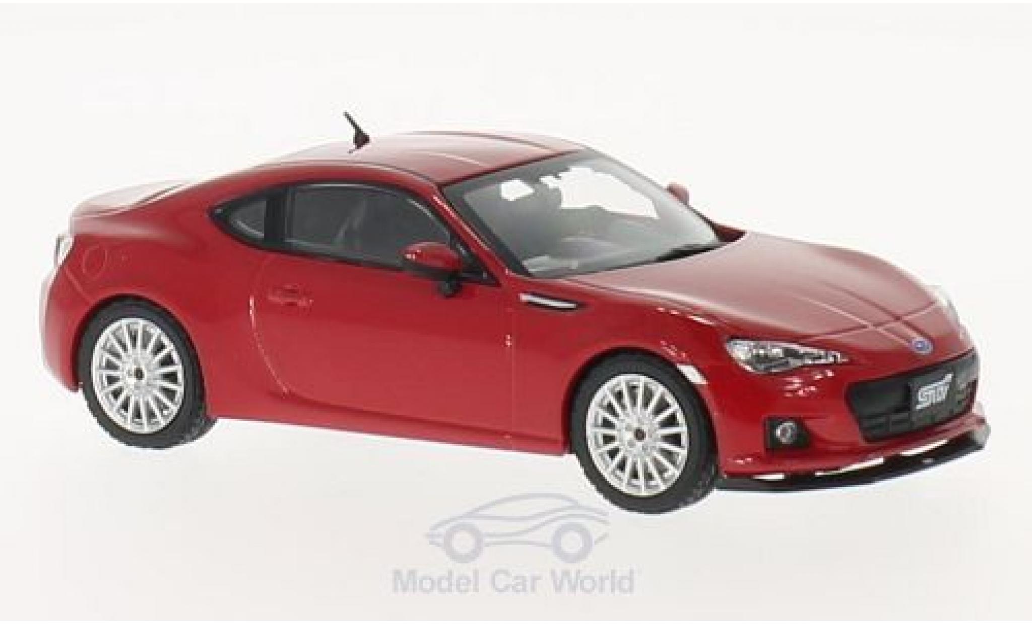 Subaru BRZ 1/43 Triple 9 Collection STI tS rosso 2013 modellino in miniatura
