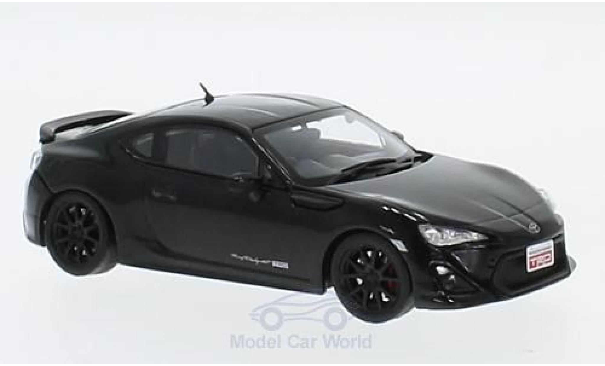 Toyota 86 1/43 Triple 9 Collection TRD nero RHD 2015 modellino in miniatura