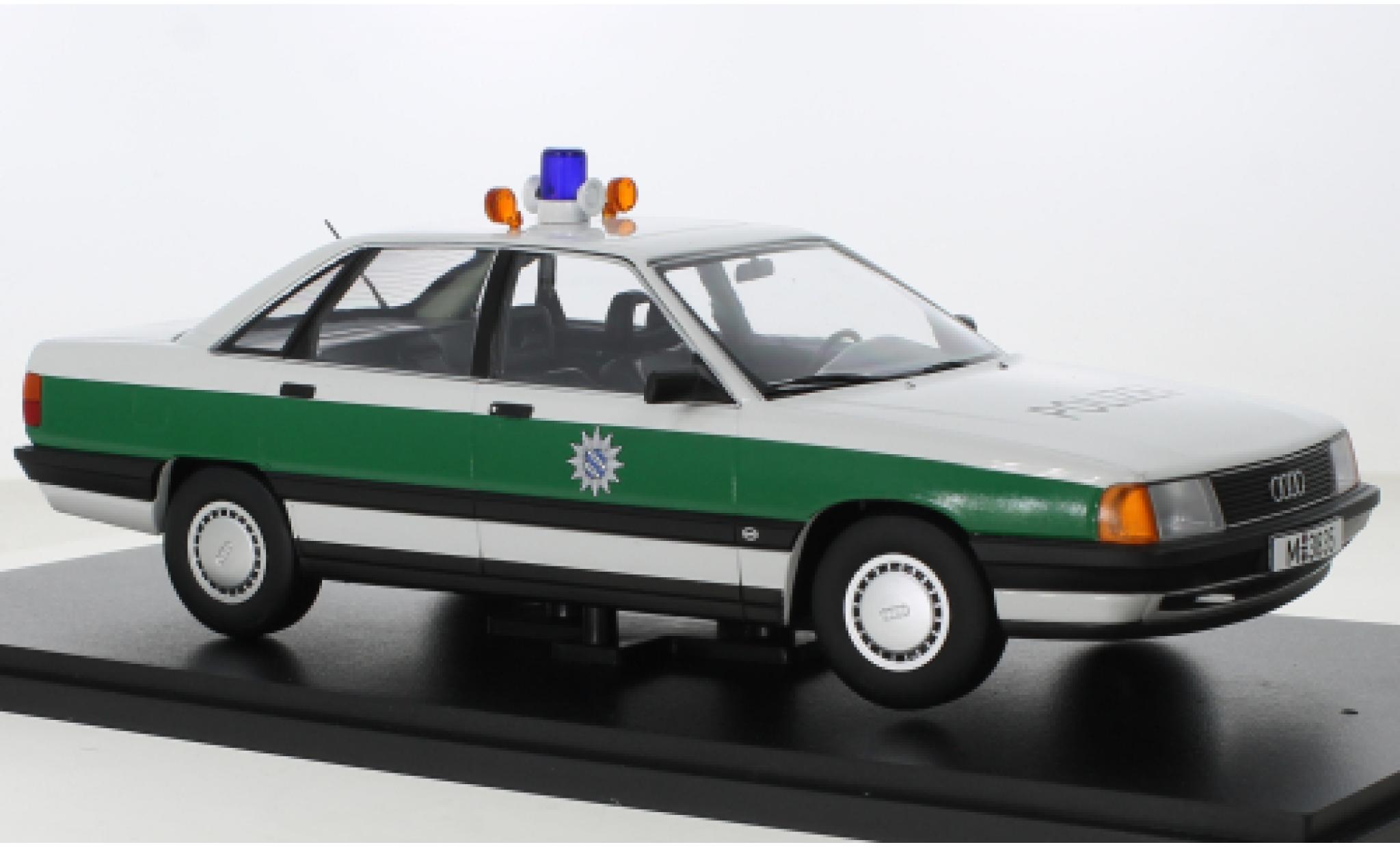 Audi 100 1/18 Triple 9 Collection (C3) police 1989 modellino in miniatura