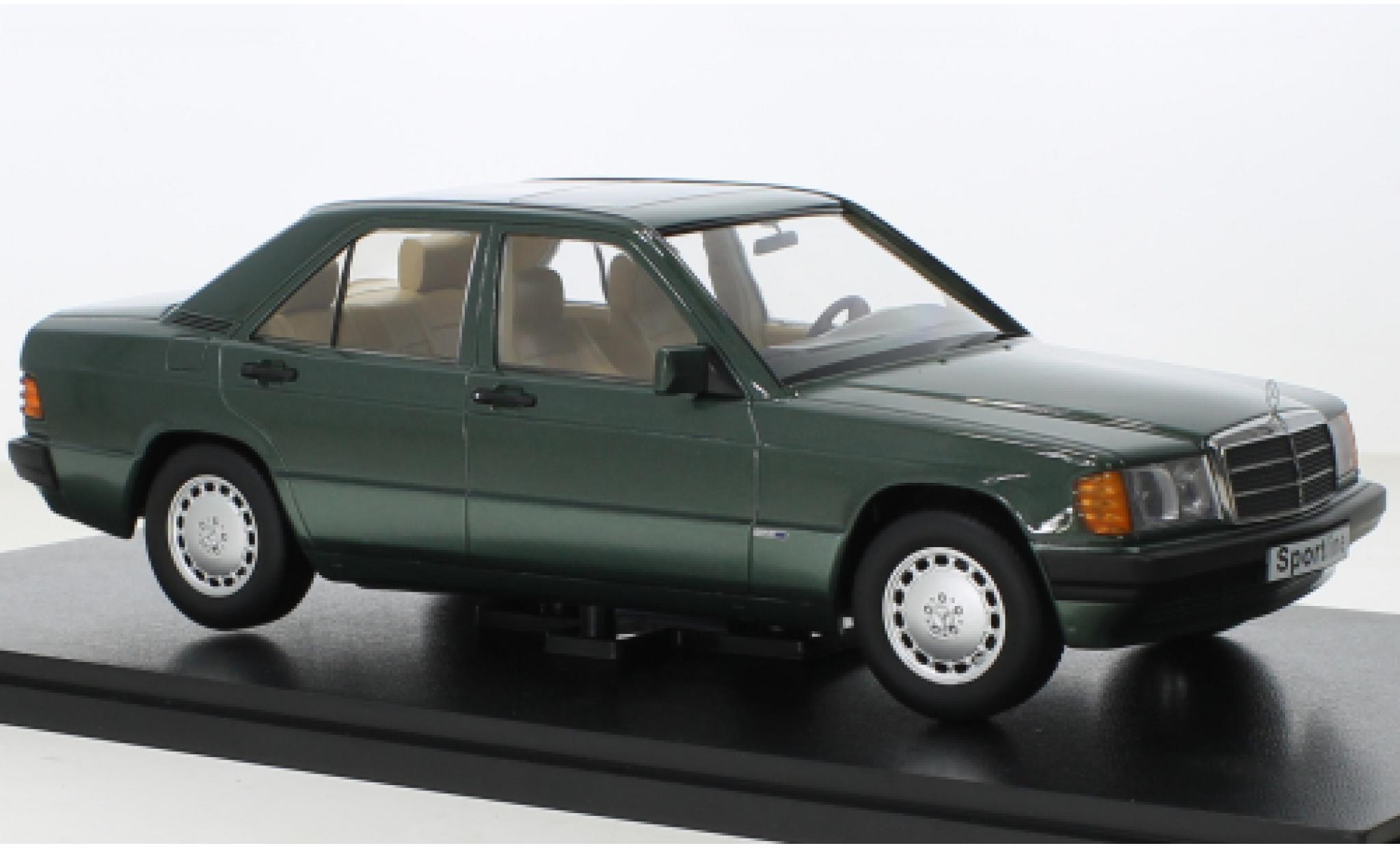 Mercedes 190 1/18 Triple 9 Collection E (W201) 2.3 Sportline metallise verde 1993 modellino in miniatura