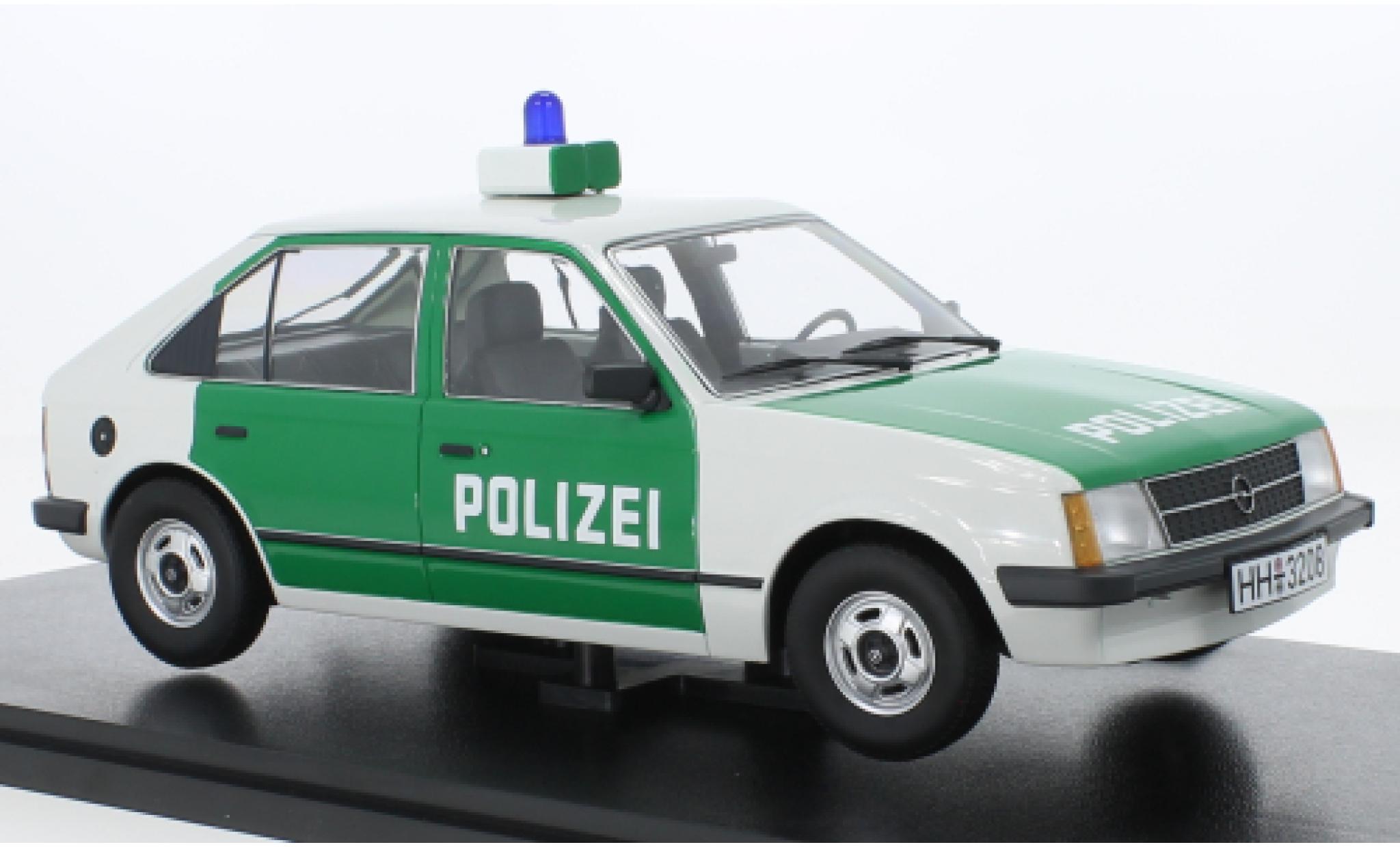 Opel Kadett 1/18 Triple 9 Collection D police modellino in miniatura