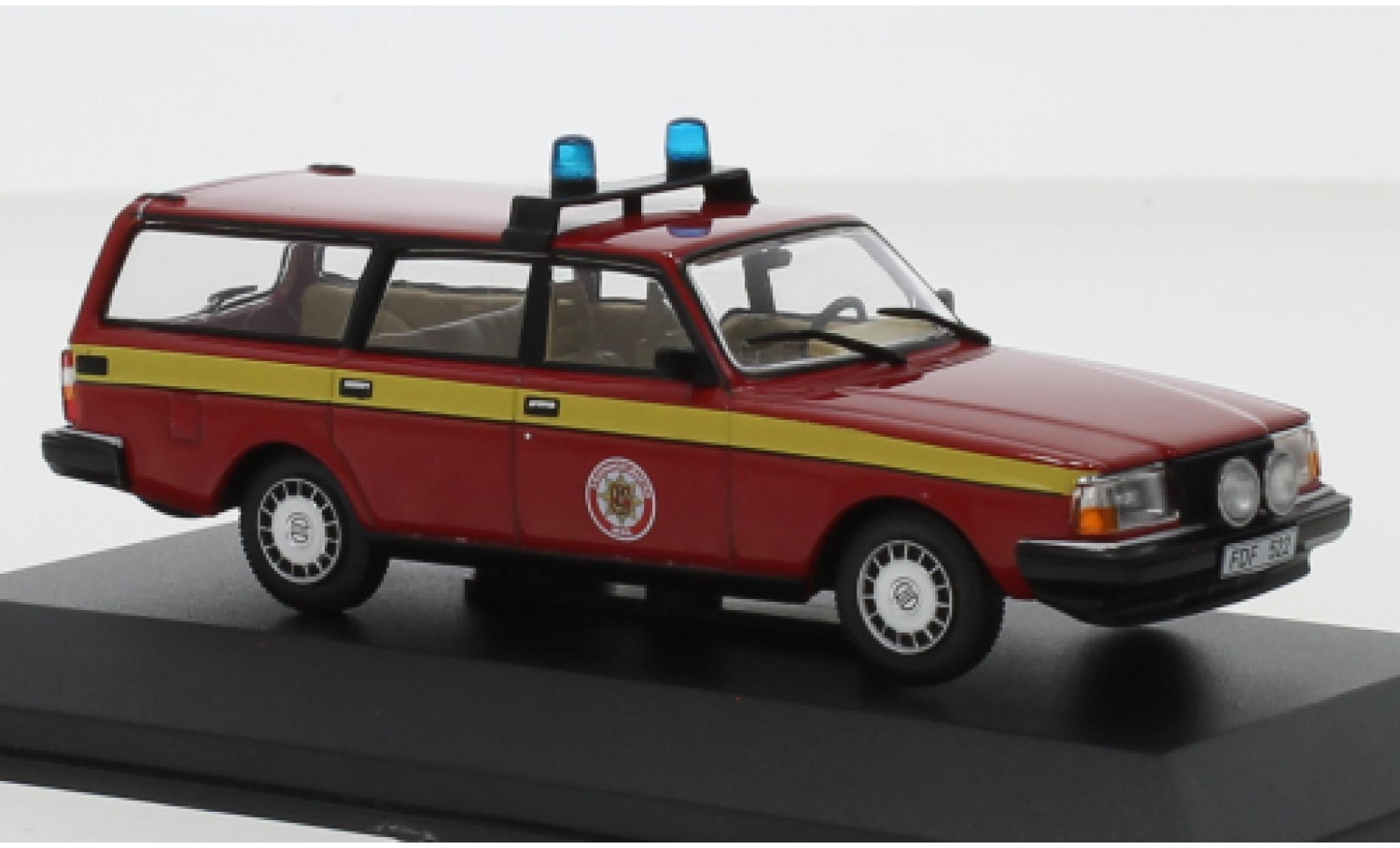 Volvo 245 1/43 Triple 9 Collection Räddningstjänsten Mora 1983 services de secours (SWE) modellino in miniatura