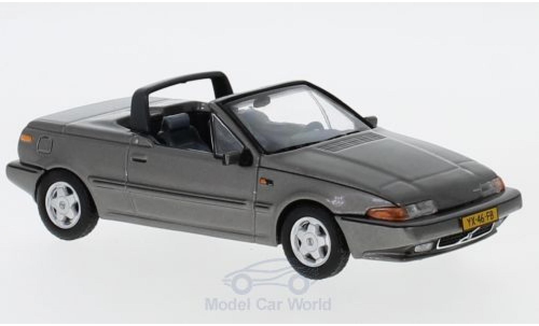 Volvo 480 1/43 Triple 9 Collection Turbo Cabriolet metallico grigio 1990 modellino in miniatura