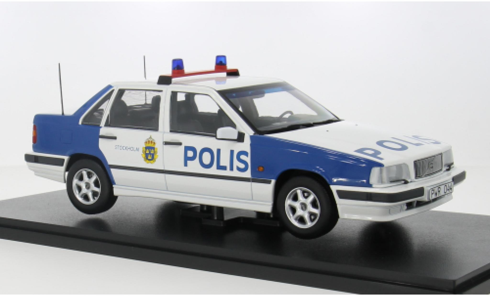 Volvo 850 1/18 Triple 9 Collection 1993 Police Sweden 1:18 modellino in miniatura
