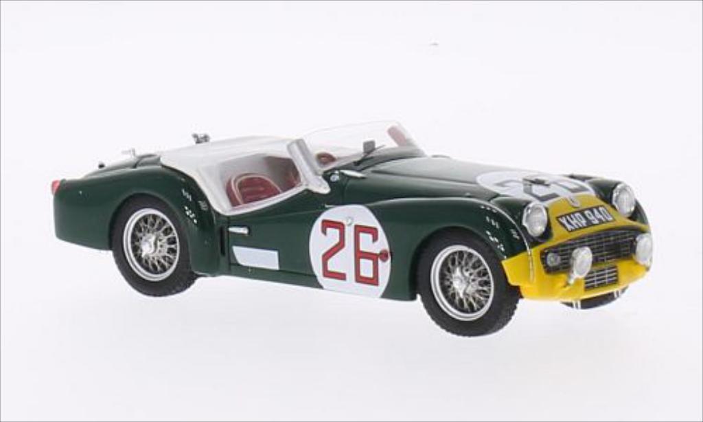 Triumph TR3 S 1/43 Spark S RHD No.26 24h Le Mans 1959 /M.rossohschild modellino in miniatura