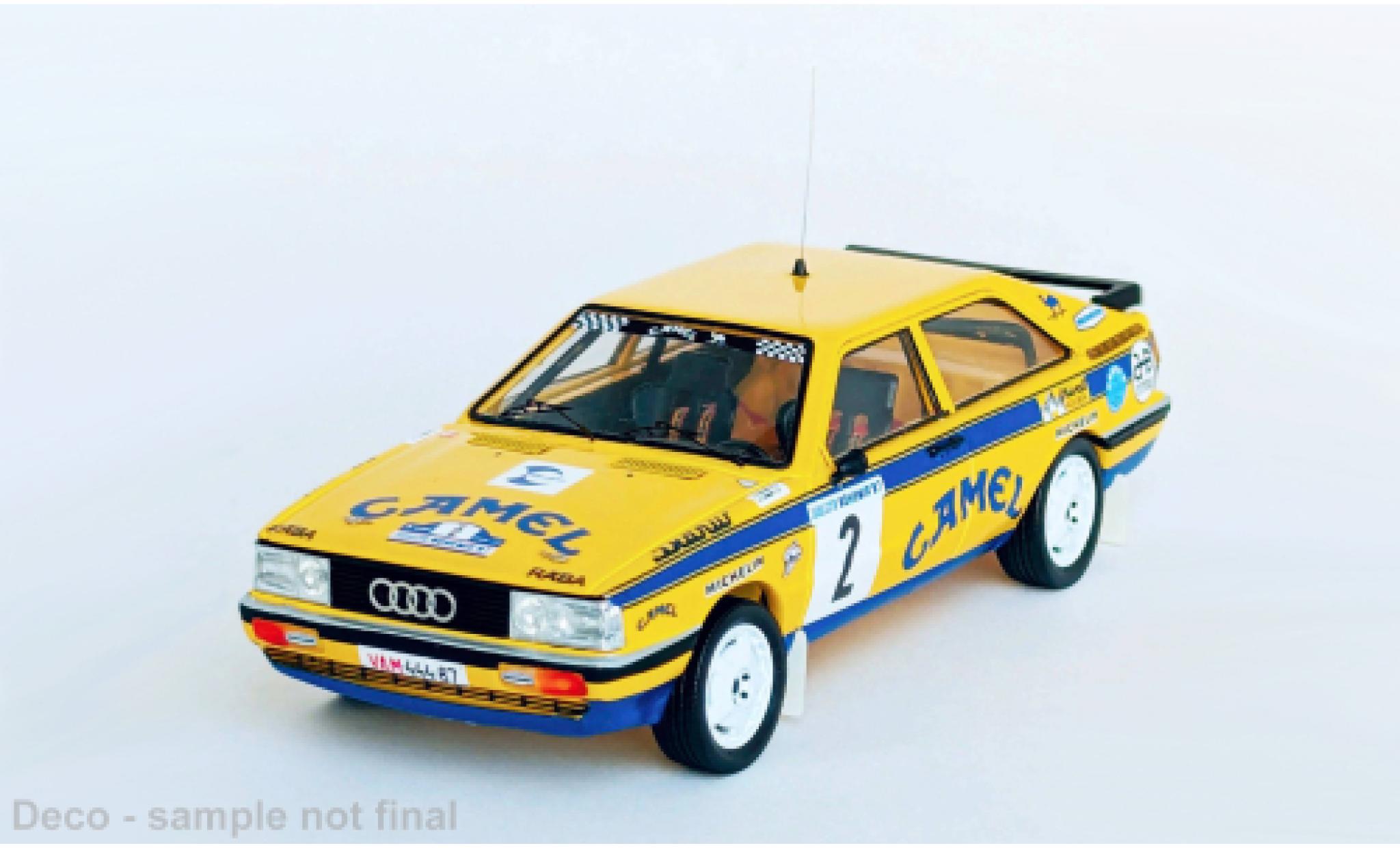 Audi Quattro 1/43 Trofeu quattro Rally Bohemia 1987 #2 1:43 modellino in miniatura