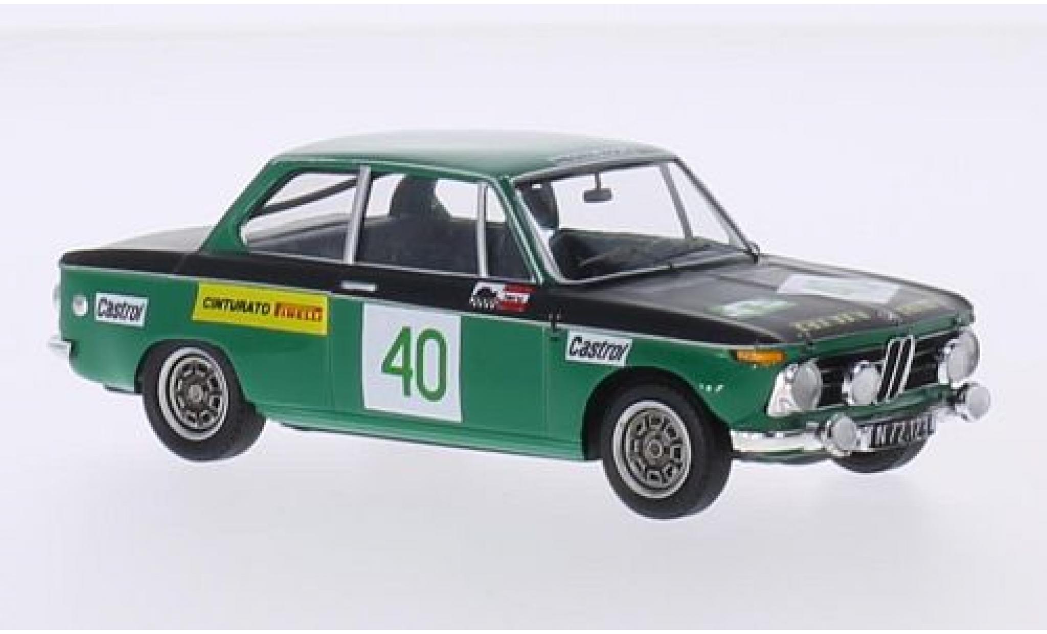 Bmw 2002 1/43 Trofeu No.40 Team RRC Leru Jänner Rallye 1973 Rupp/Geppel modellino in miniatura