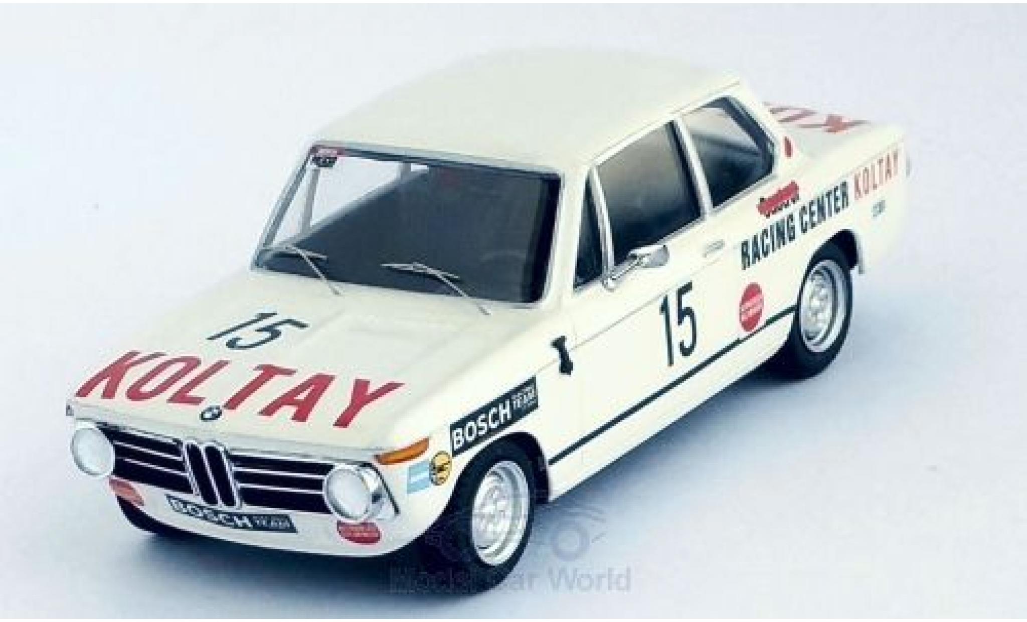 Bmw 2002 Ti 1/43 Trofeu ti No.15 Preis von Wien 1973 N.Lauda modellino in miniatura