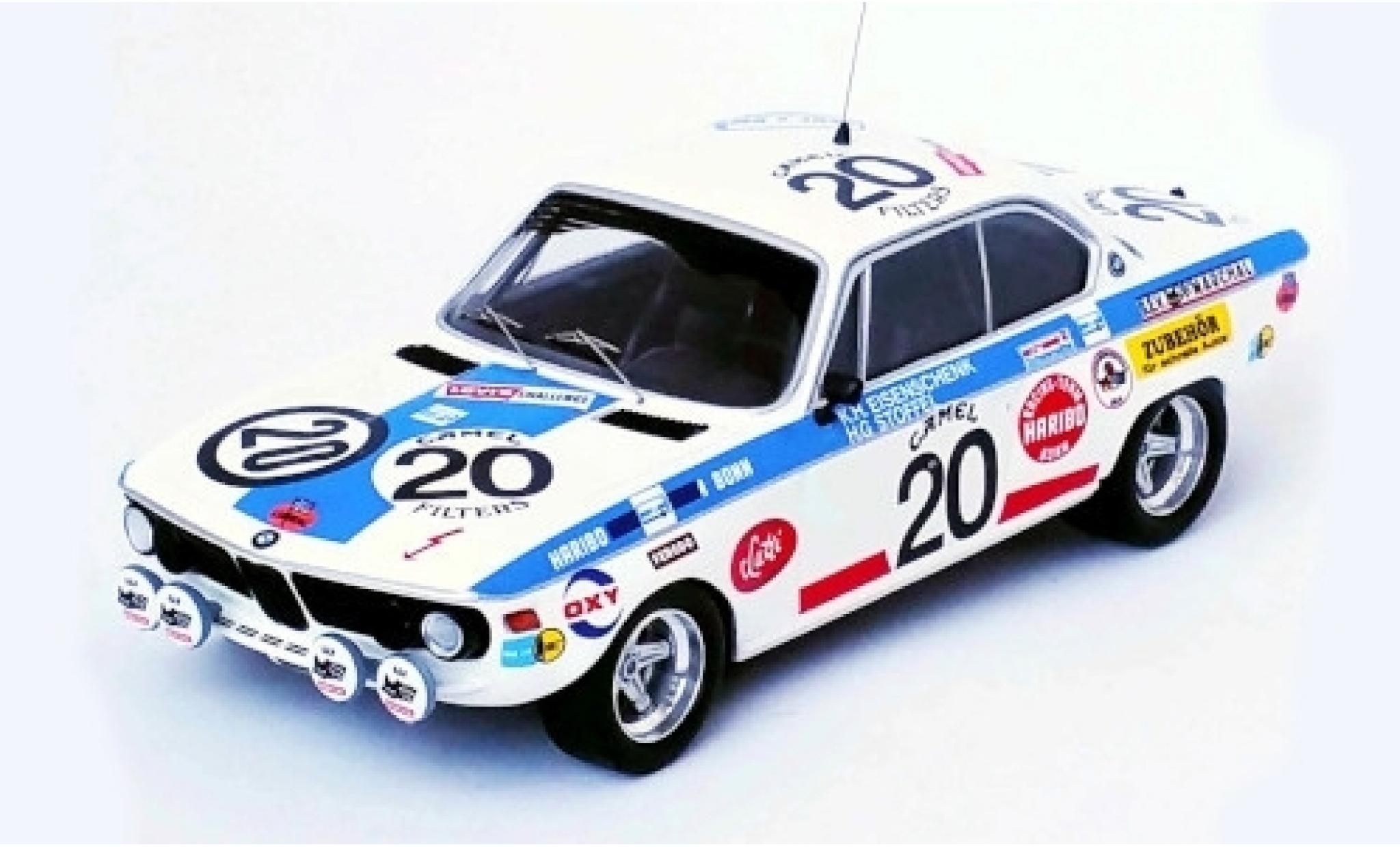 Bmw 2800 1/43 Trofeu CS No.20 24h Spa 1971 K-H.Eisenschenk/H-G.Stoffel modellino in miniatura
