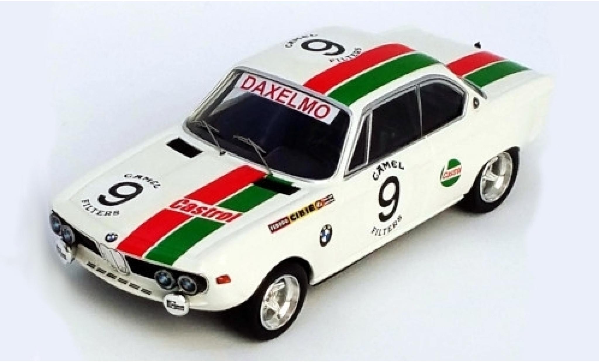 Bmw 2800 1/43 Trofeu CS No.9 Castrol 24h Spa 1971 D.Moorkens/J-L.Haxhe modellino in miniatura