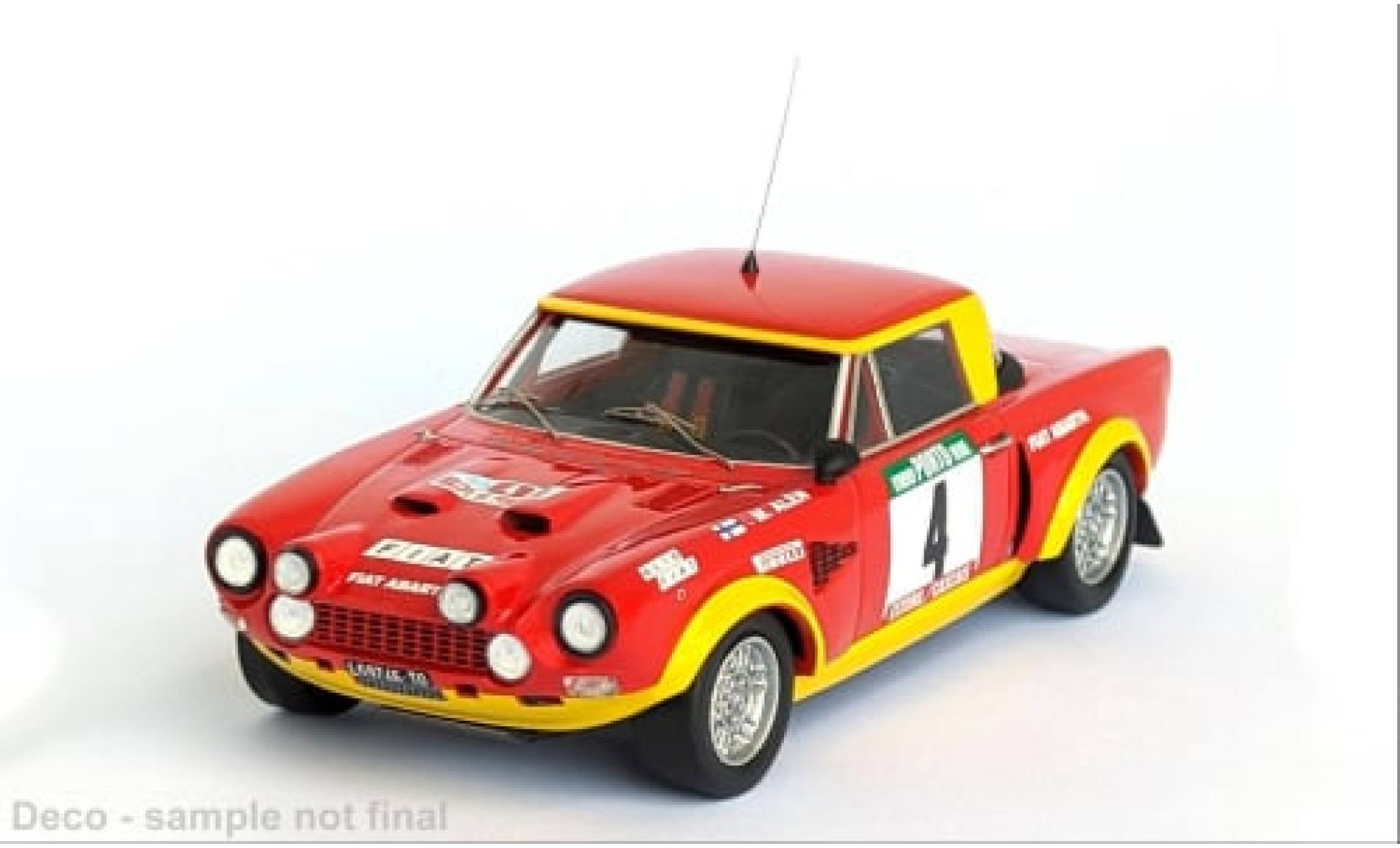 Fiat 124 1/43 Trofeu Abarth Rallye No.4 Rallye WM Rallye Portugal 1975 1:43 modellino in miniatura