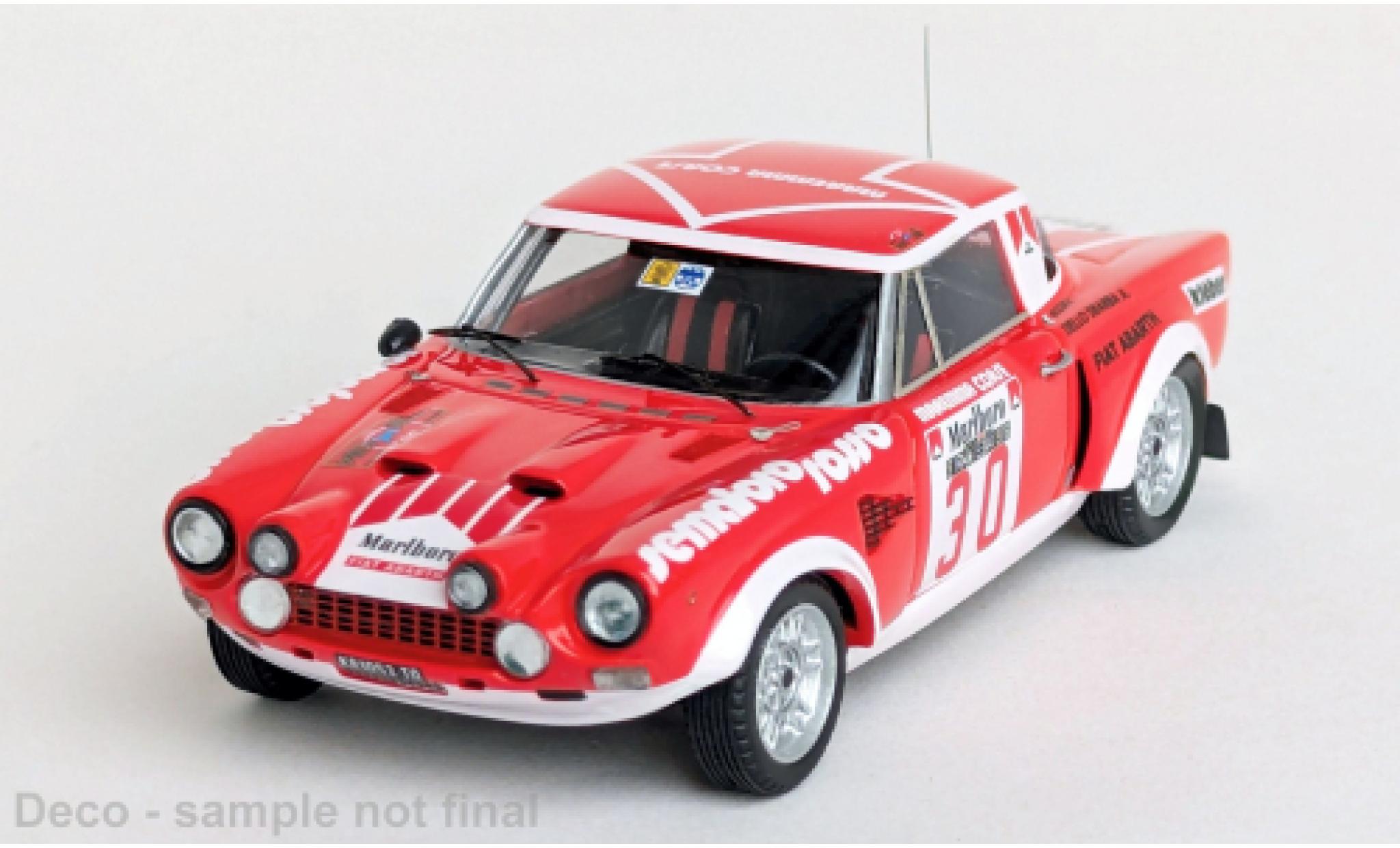 Fiat 124 Trofeu Abarth Rallye Rally Elba 1976 #30 1:43 modellino in miniatura