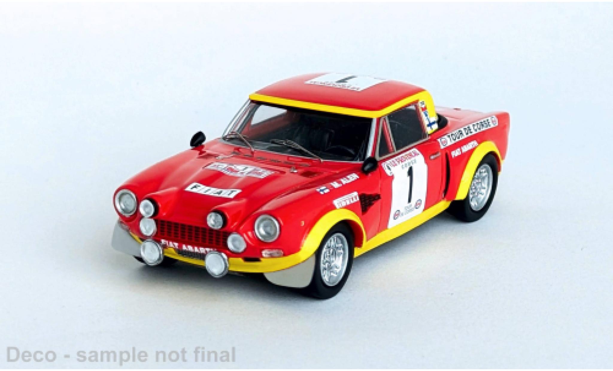 Fiat 124 1/43 Trofeu Abarth Tour de Corse 1974 #1 1:43 modellino in miniatura