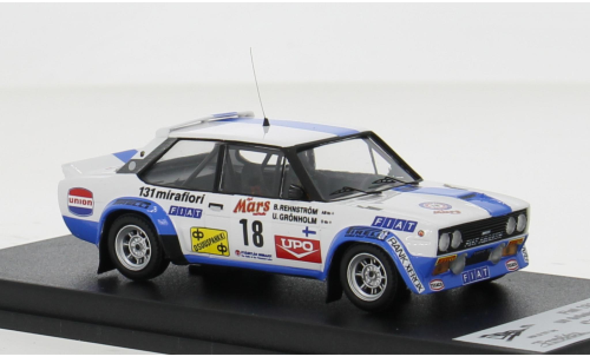 Fiat 131 1/43 Trofeu Abarth 1000 Lakes Rally 1979 #18 1:43 modellino in miniatura