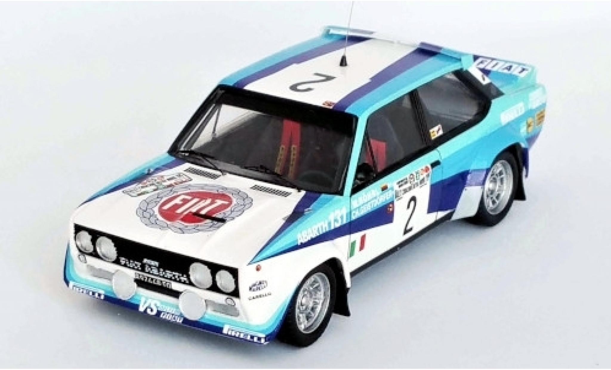 Fiat 131 1/43 Trofeu Abarth No.2 VS Olio Rally Argentinien 1980 W.Röhrl/C.Geistdörfer modellino in miniatura