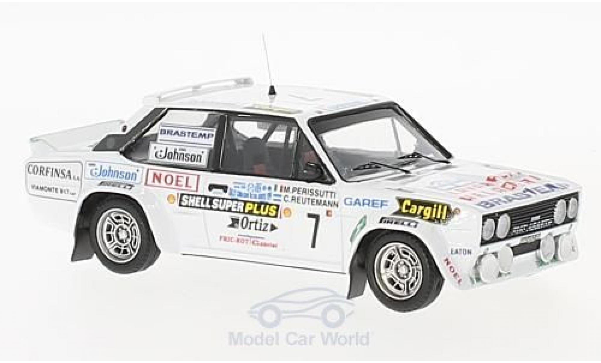 Fiat 131 Abarth 1/43 Trofeu Abarth No.7 Rallye WM Rally Codasur 1980 C.Reutemann/M.Perissutti modellino in miniatura