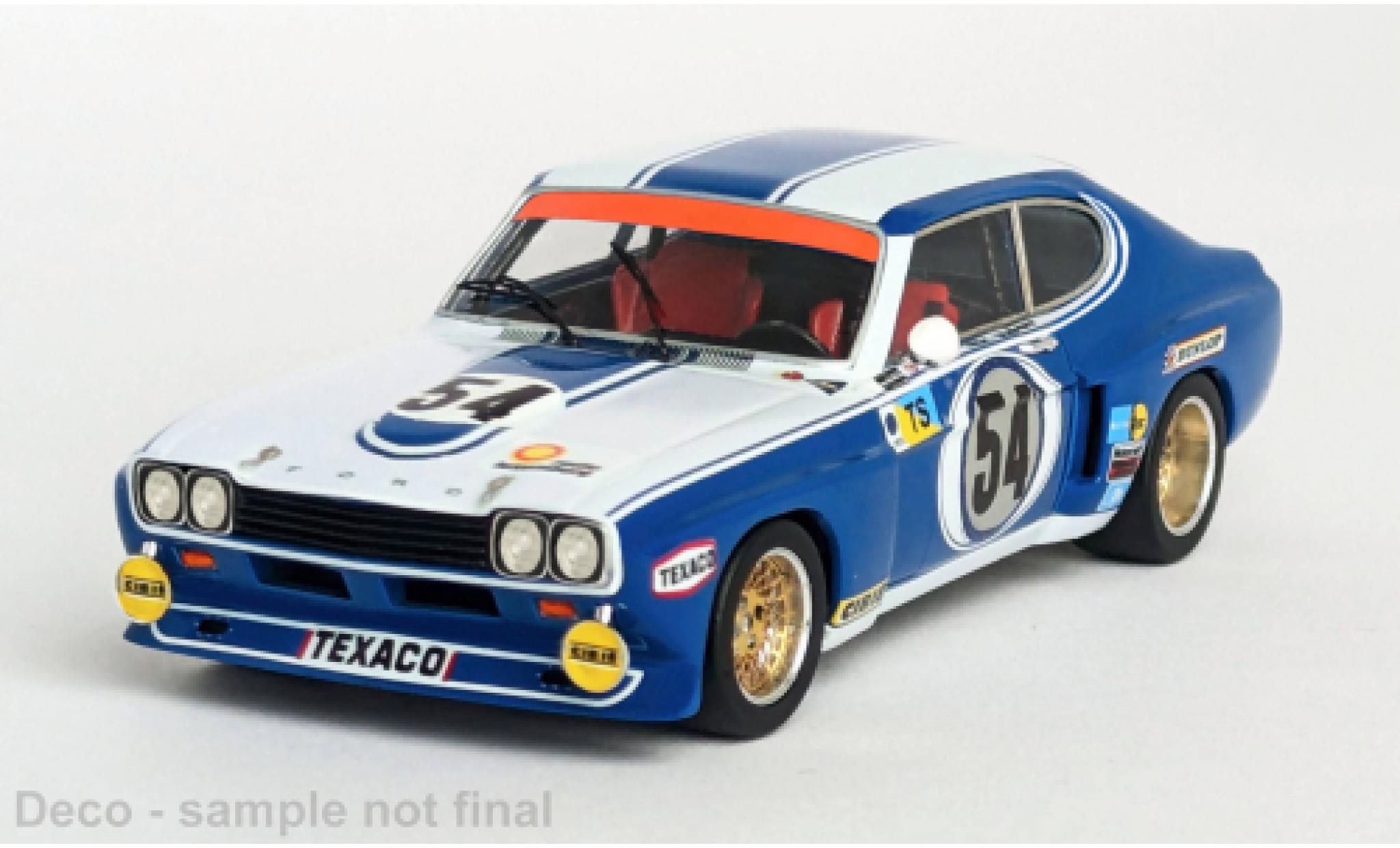 Ford Capri 1/43 Trofeu 2600 LV 24h Le Mans 1973 #54 1:43 modellino in miniatura