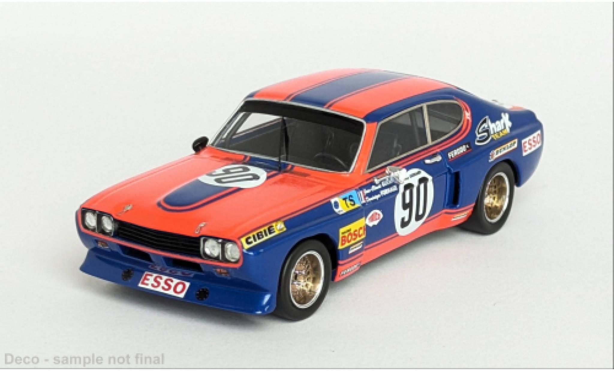 Ford Capri 1/43 Trofeu 2600 LV 24h Le Mans 1974 #90 1:43 modellino in miniatura
