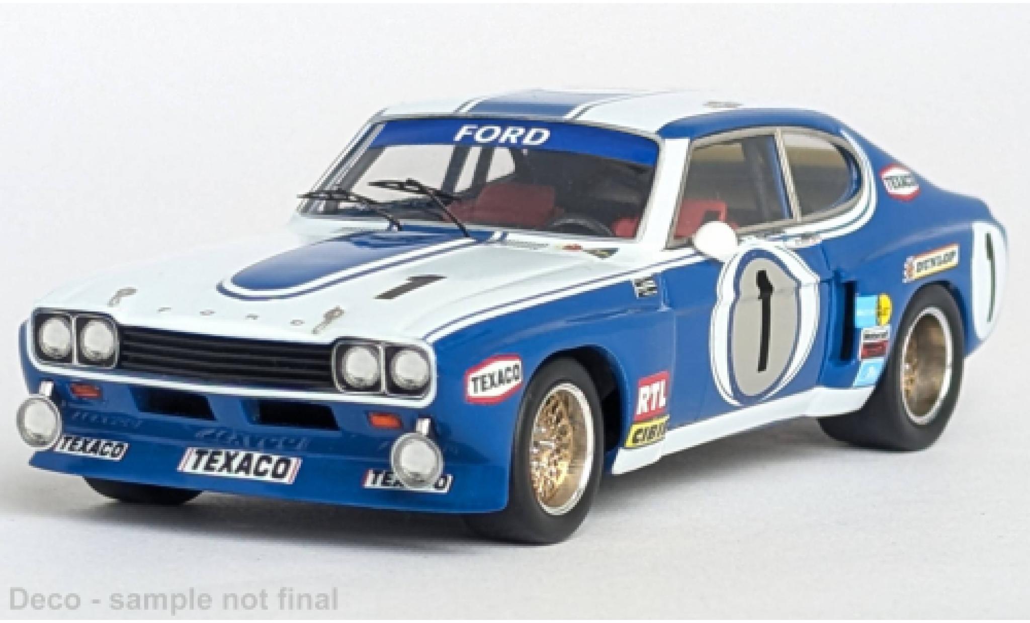 Ford Capri 1/43 Trofeu 2600 LW 24h Spa Francorchamps 1973 #1 1:43 modellino in miniatura