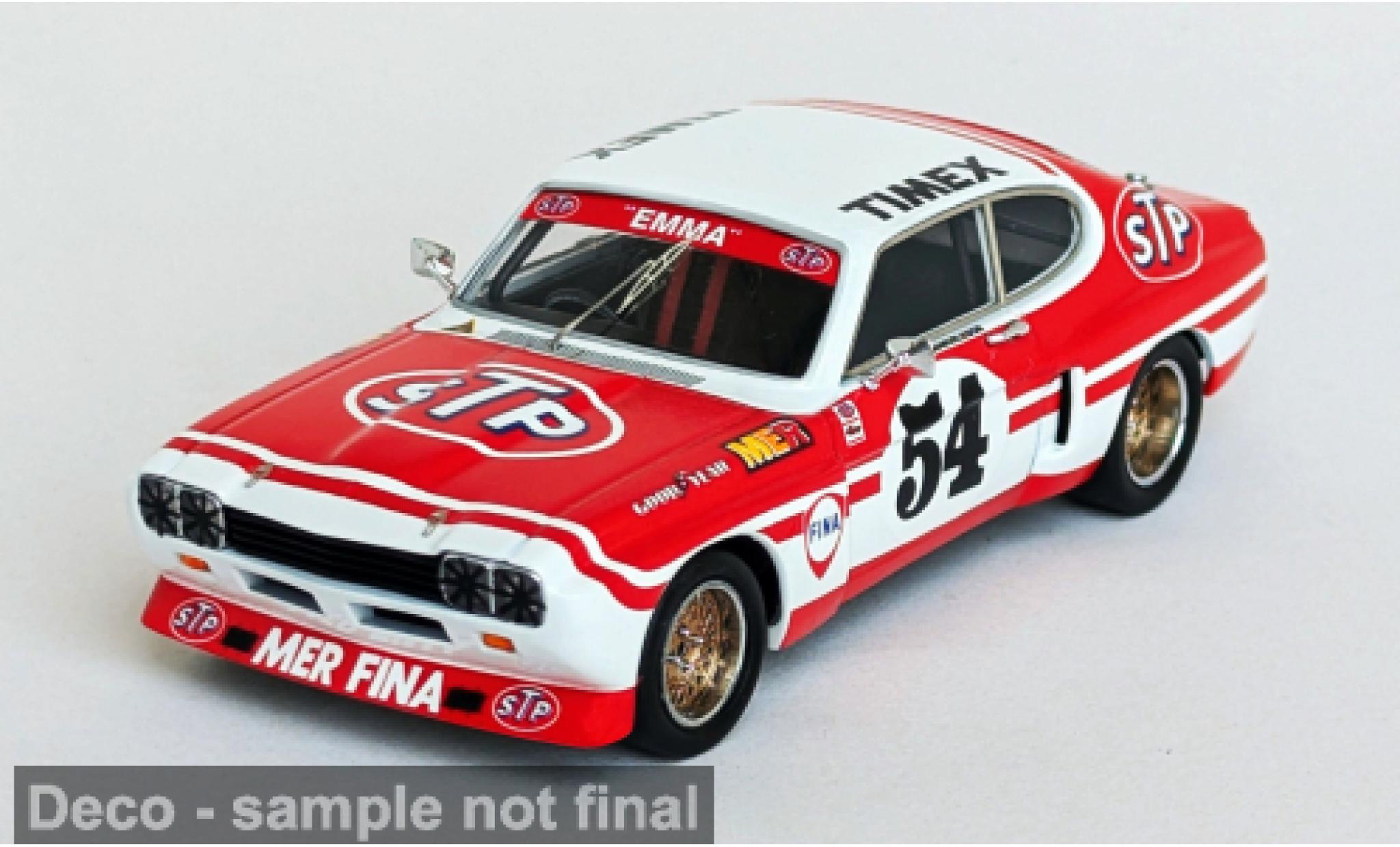 Ford Capri 1/43 Trofeu 2600 LW rot/weiss 2nd KNUTSTORP RACE 1974 1974 #54 1:43 modellino in miniatura