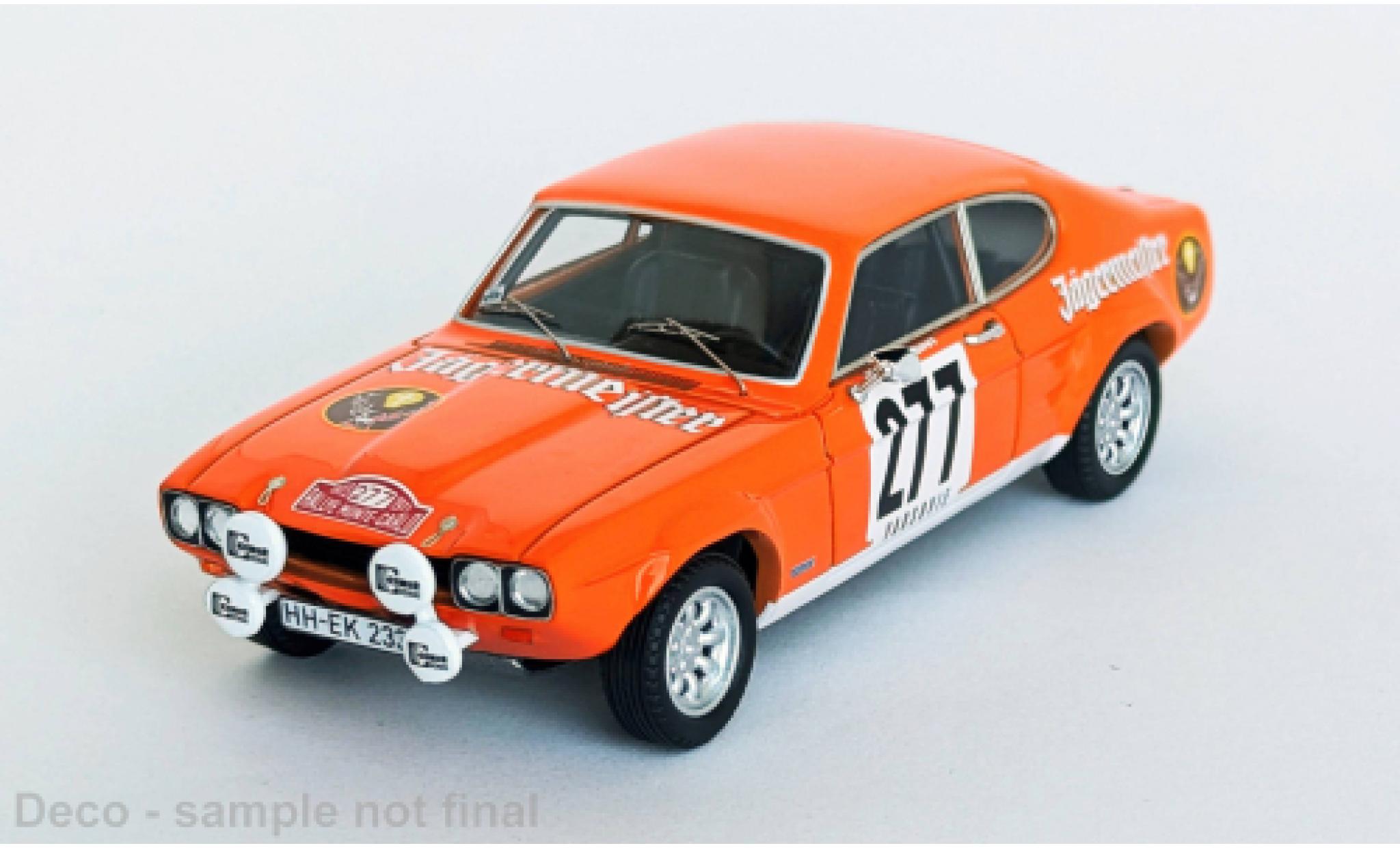 Ford Capri 1/43 Trofeu 2600 Rally Monte Carlo 1973 #277 1:43 modellino in miniatura