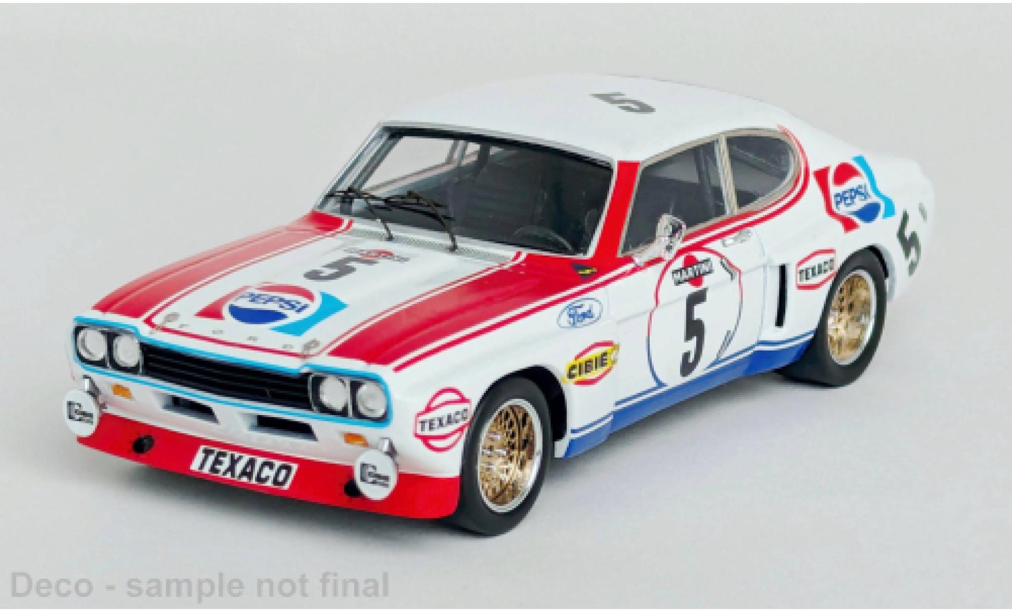 Ford Capri 1/43 Trofeu 2600 RS 24h Spa 1973 #5 1:43 modellino in miniatura