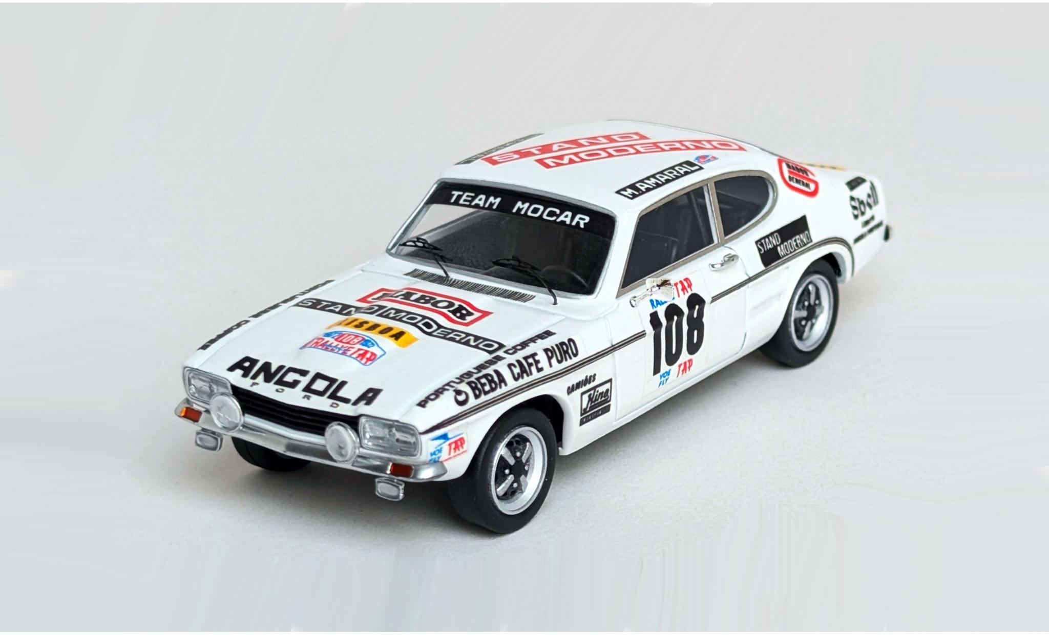 Ford Capri Trofeu 2600 RS Rally Tap 1972 #108 1:43 modellino in miniatura