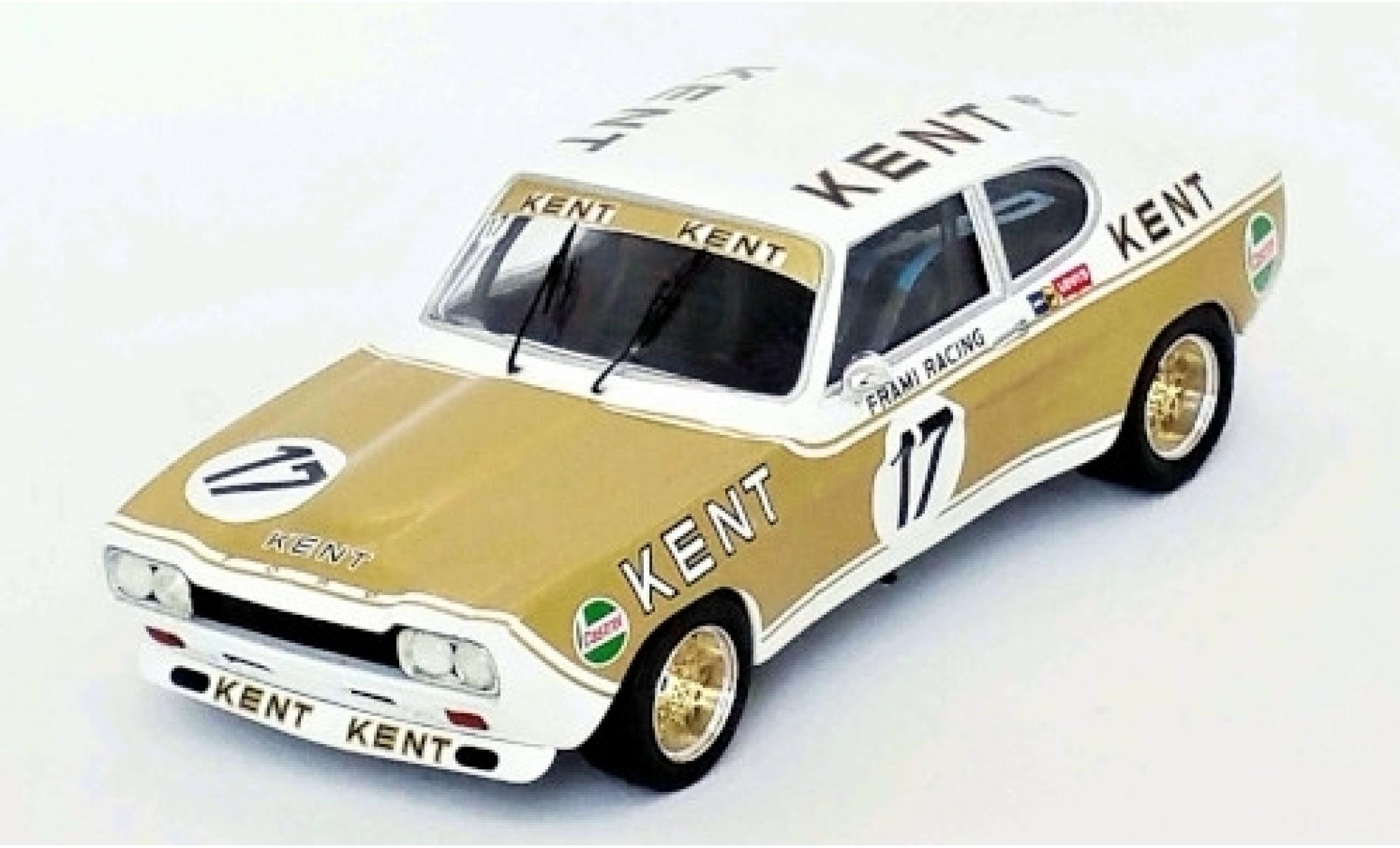 Ford Capri 1/43 Trofeu MK I RS 2600 No.17 Kent ETCC Nürburgring 1972 K.Fritzinger/J-C.Franck modellino in miniatura