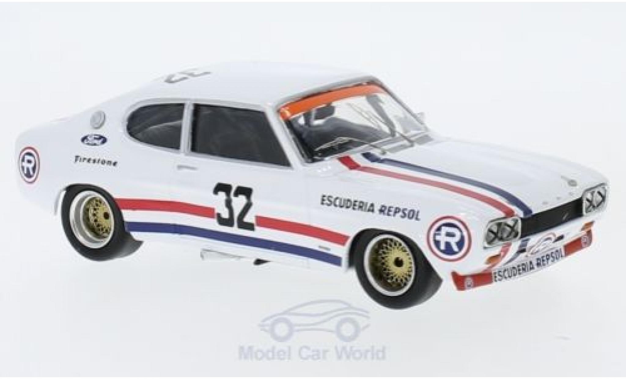Ford Capri 1/43 Trofeu MK I RS 2600 No.32 Vila Real 1972 R.Gimenez modellino in miniatura