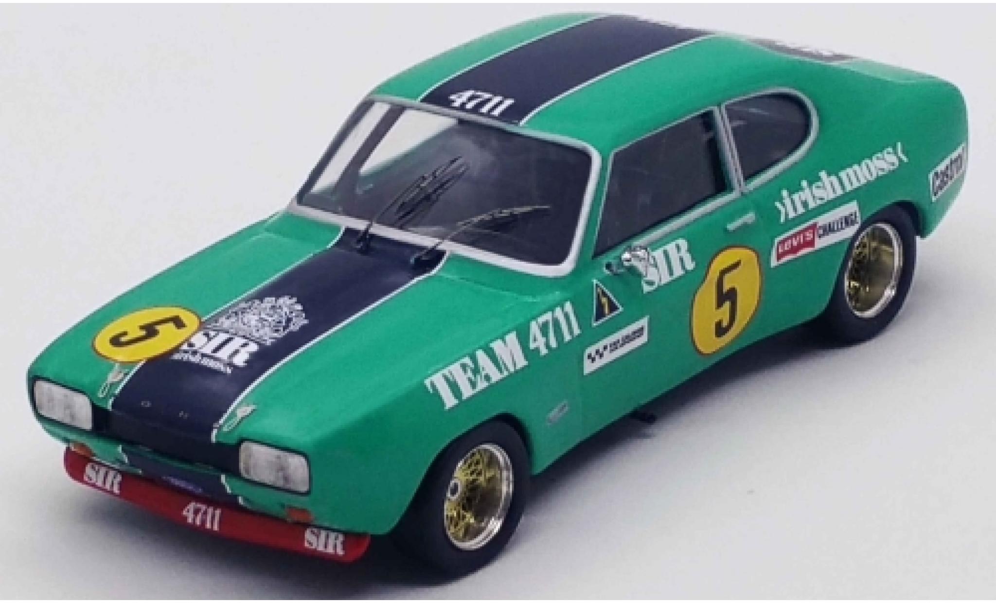 Ford Capri 1/43 Trofeu MK I RS 2600 No.5 Team 4711 Sir irishmoss 4711 4H Zandvoort 1972 N.Chiotakis/C.Bourgoignie modellino in miniatura