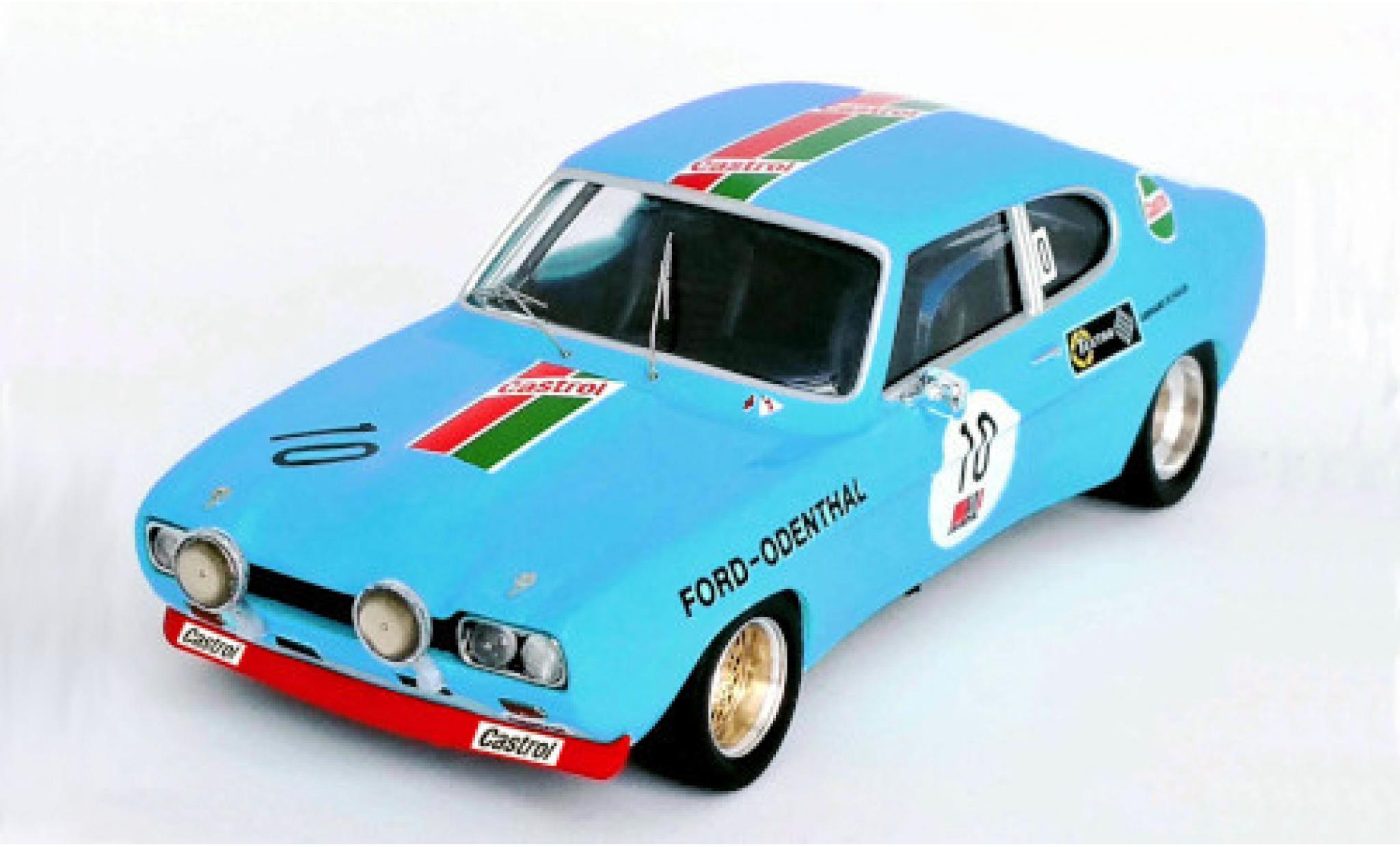 Ford Capri 1/43 Trofeu MkI RS 2600 No.10 -Odenthal 24h Nürburgring 1972 W.Odenthal/G.Schüler modellino in miniatura