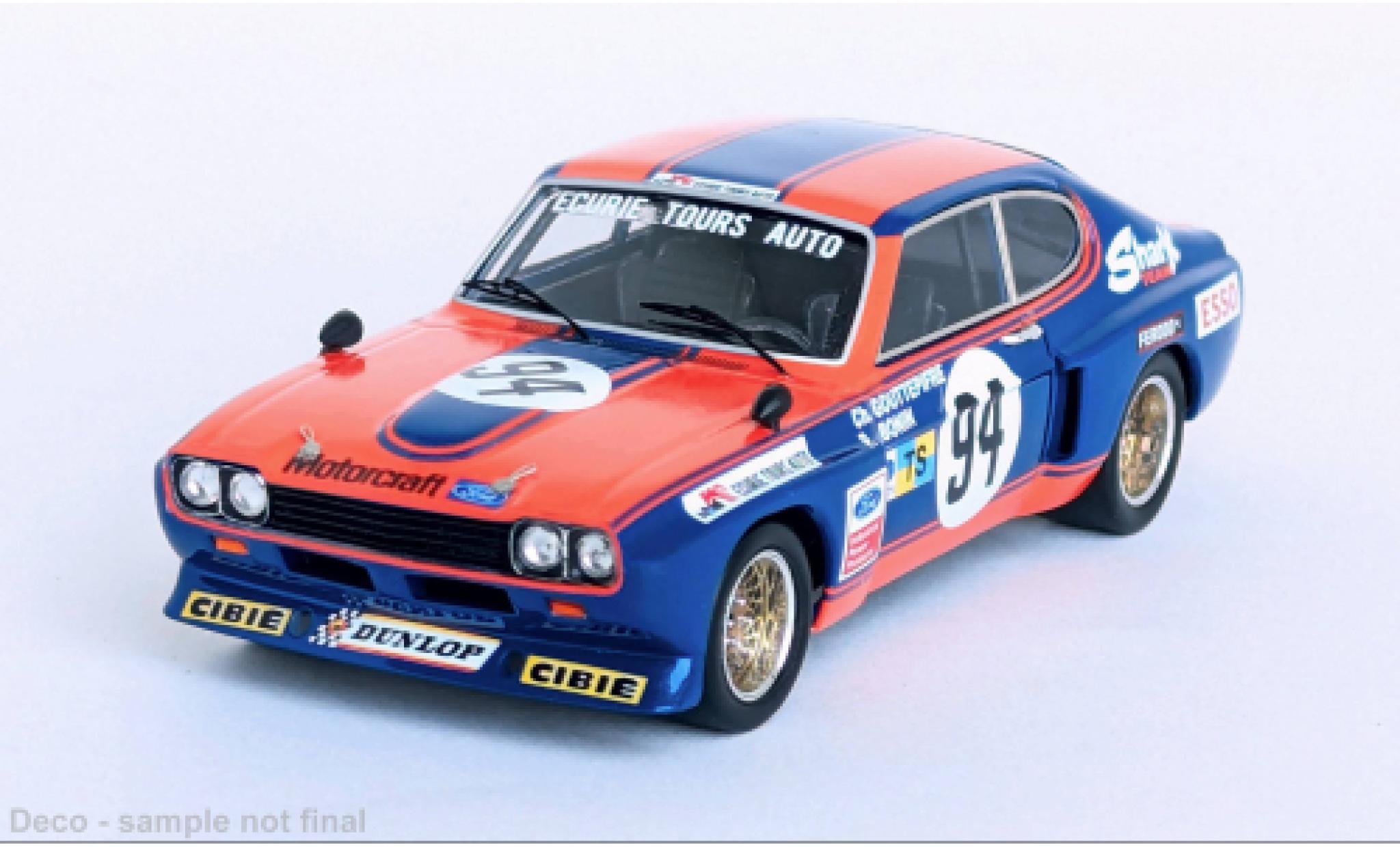 Ford Capri 1/43 Trofeu RS 24h Le Mans 1975 #94 1:43 modellino in miniatura