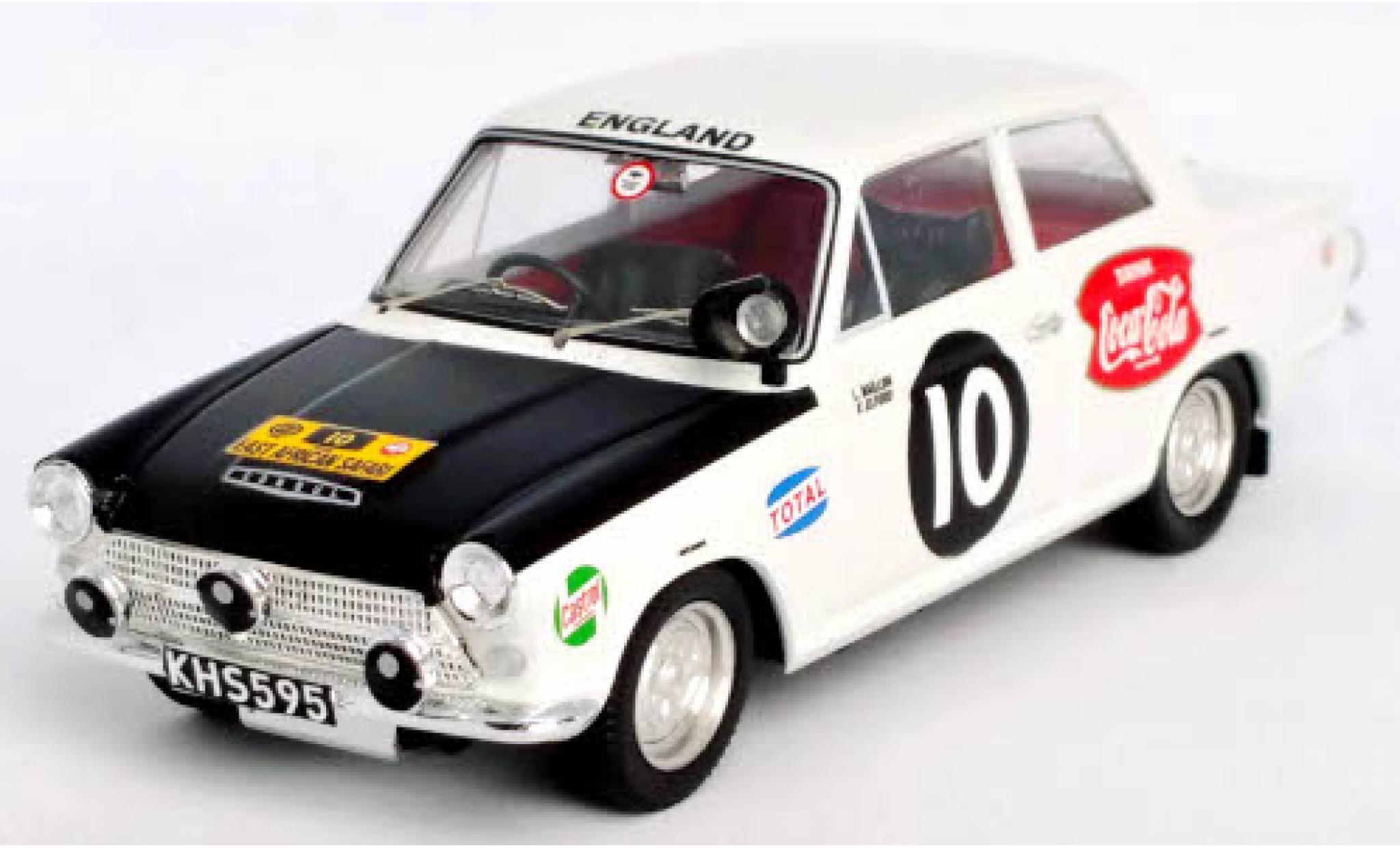Ford Cortina 1/43 Trofeu GT RHD No.10 East African Safari Rally 1964 V.Elford/L.Baillon modellino in miniatura