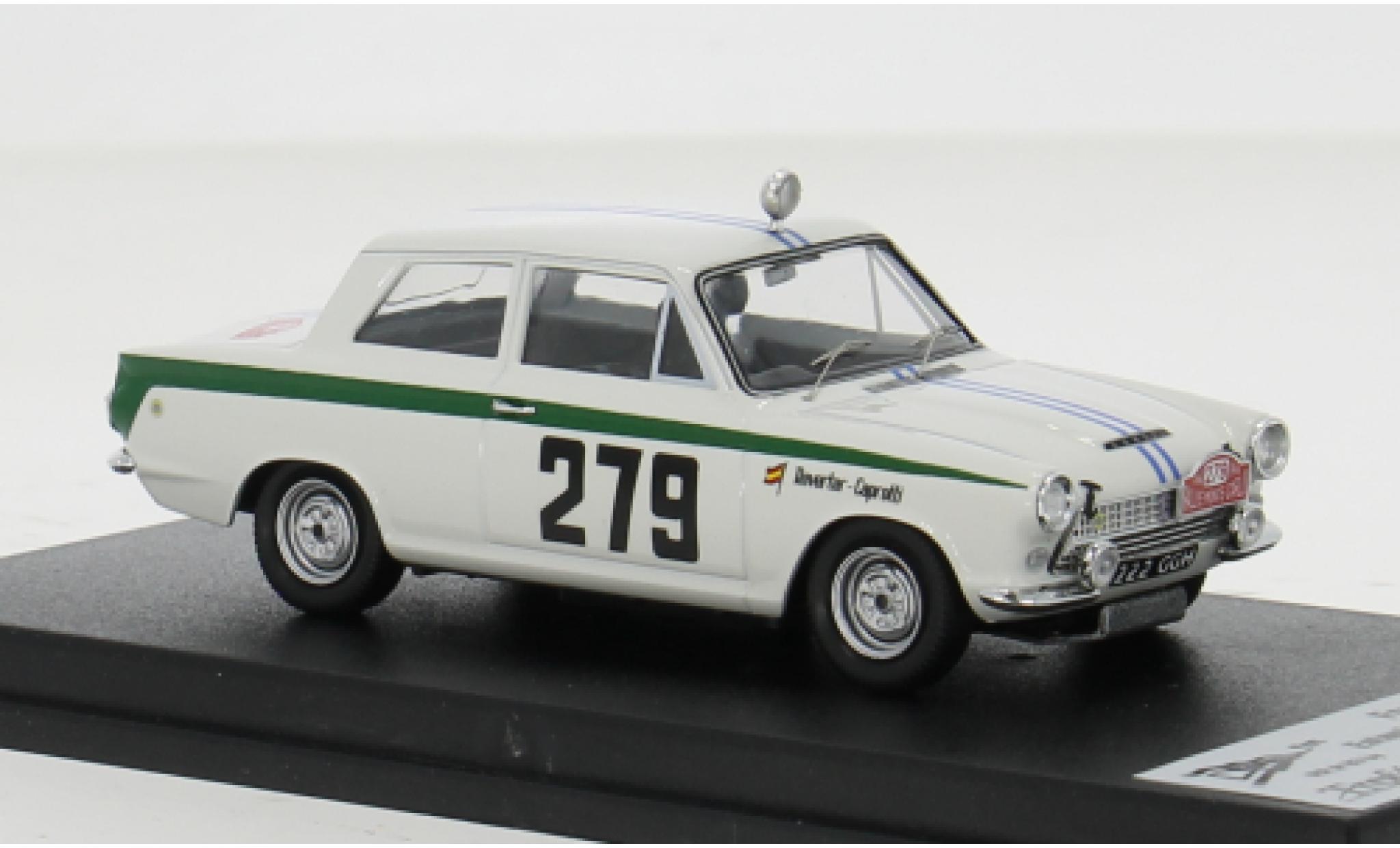 Ford Cortina 1/43 Trofeu Lotus Rally Monte Carlo 1964 #279 1:43 modellino in miniatura