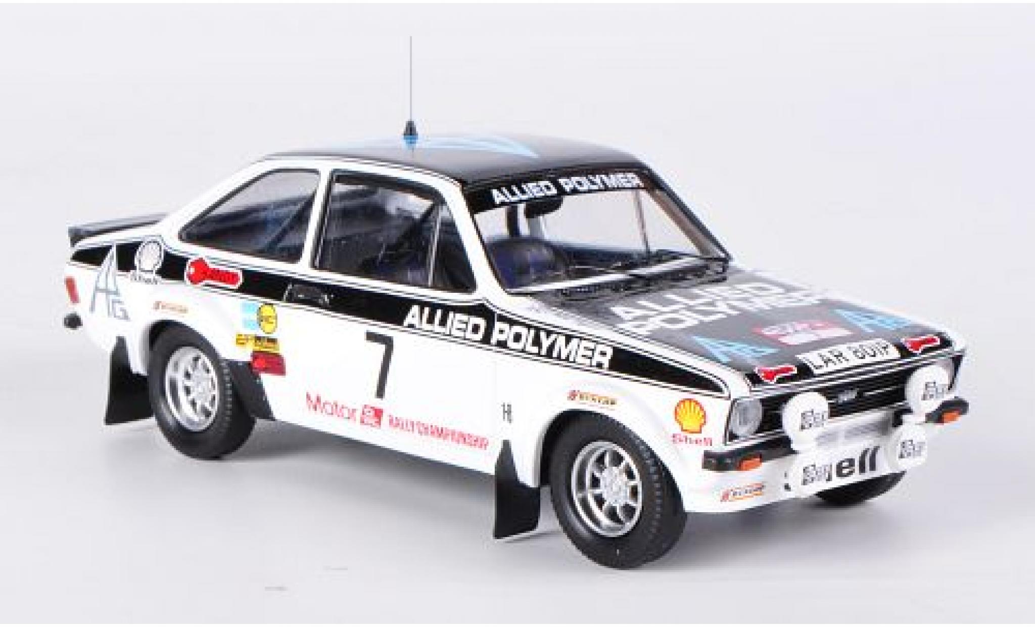 Ford Escort 1/43 Trofeu II RS 1800 No.7 Allied Polymer Rallye Wales 1976 A.Vatanen modellino in miniatura