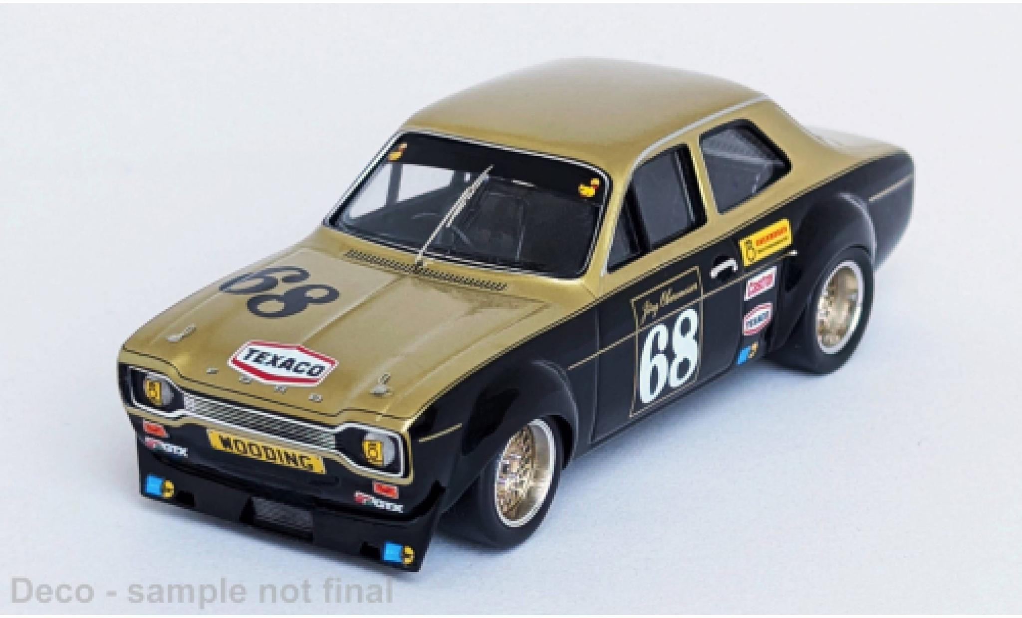 Ford Escort 1/43 Trofeu MK I Hockenheim 1972 #68 1:43 modellino in miniatura