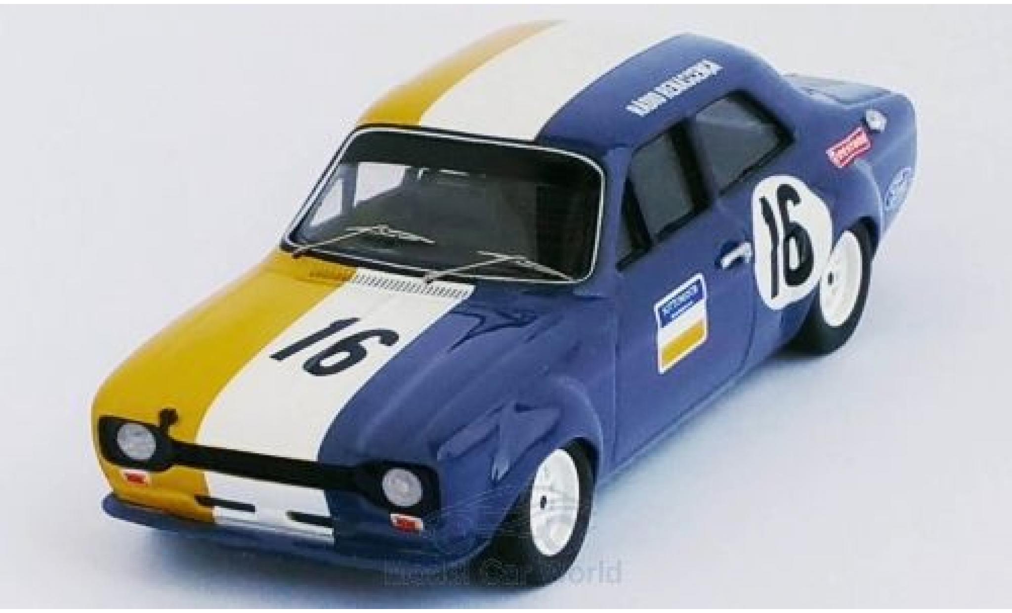 Ford Escort 1/43 Trofeu MK I RHD No.16 Vila Real 1972 D.Sa Nogueira modellino in miniatura